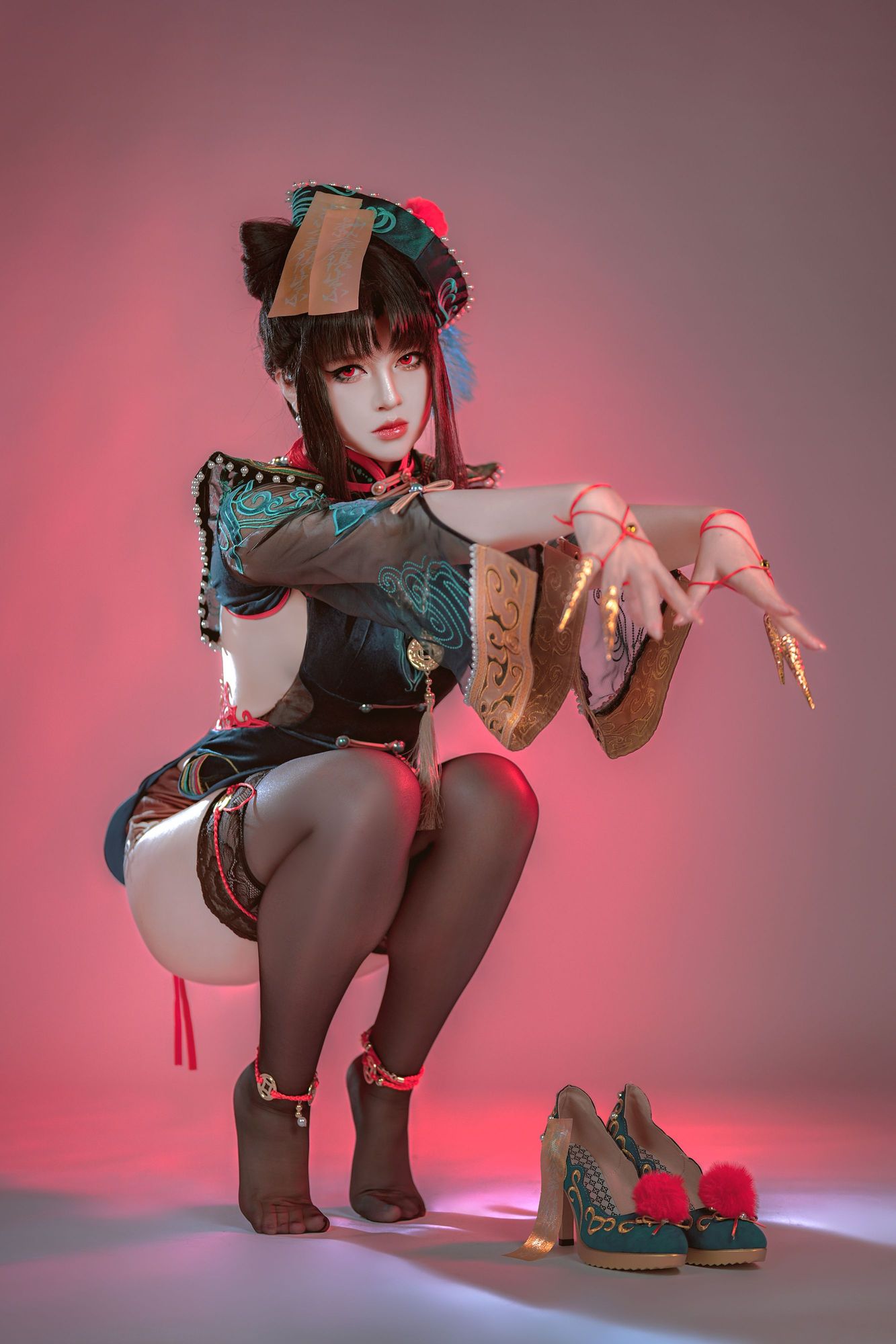 图片[6]-No.069 – 玉玲珑 僵尸娘 [24P 2V]-coswz-cos王者