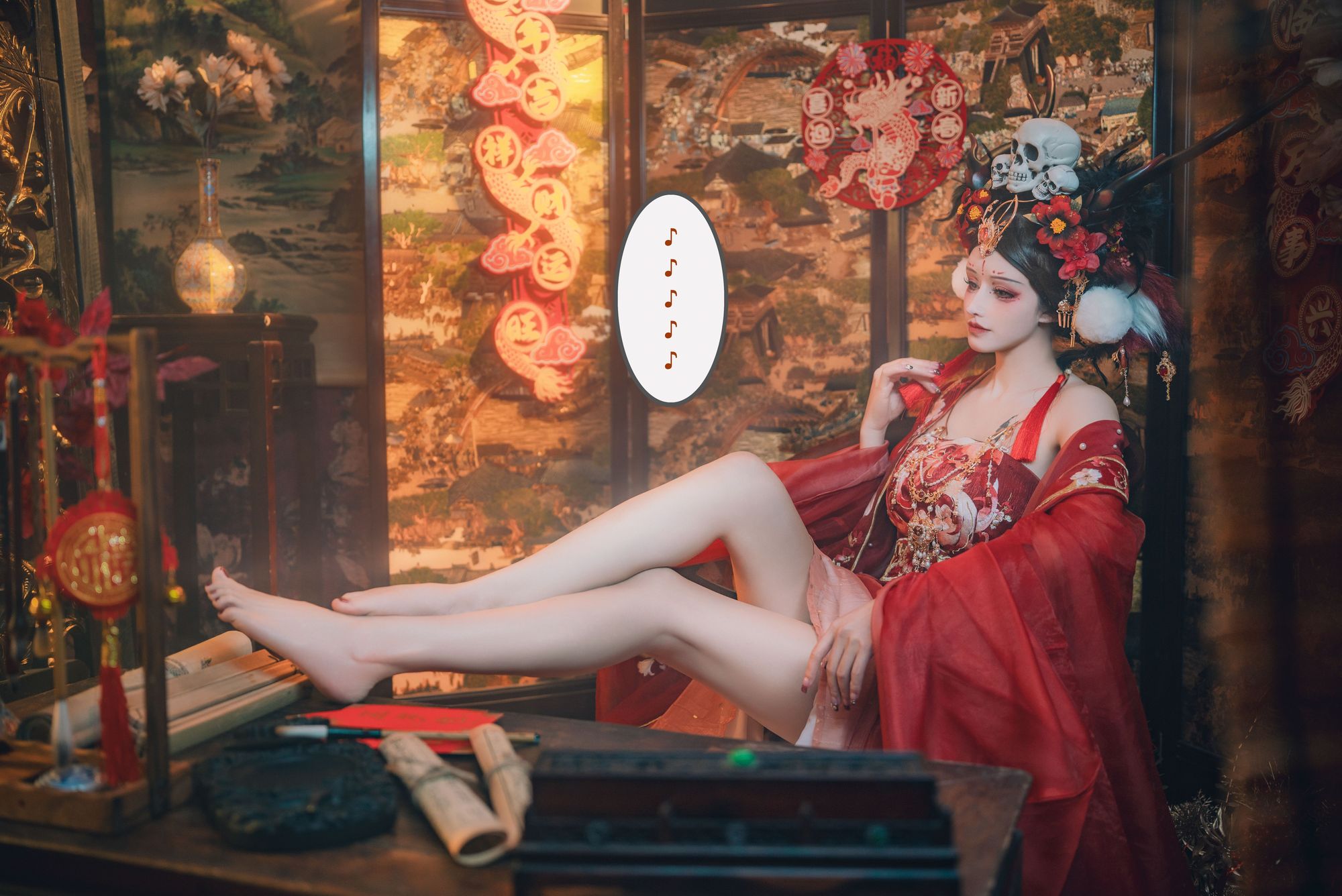 图片[63]-No.054 – 闯进我家的凶凶年兽 [214P 2V]-coswz-cos王者
