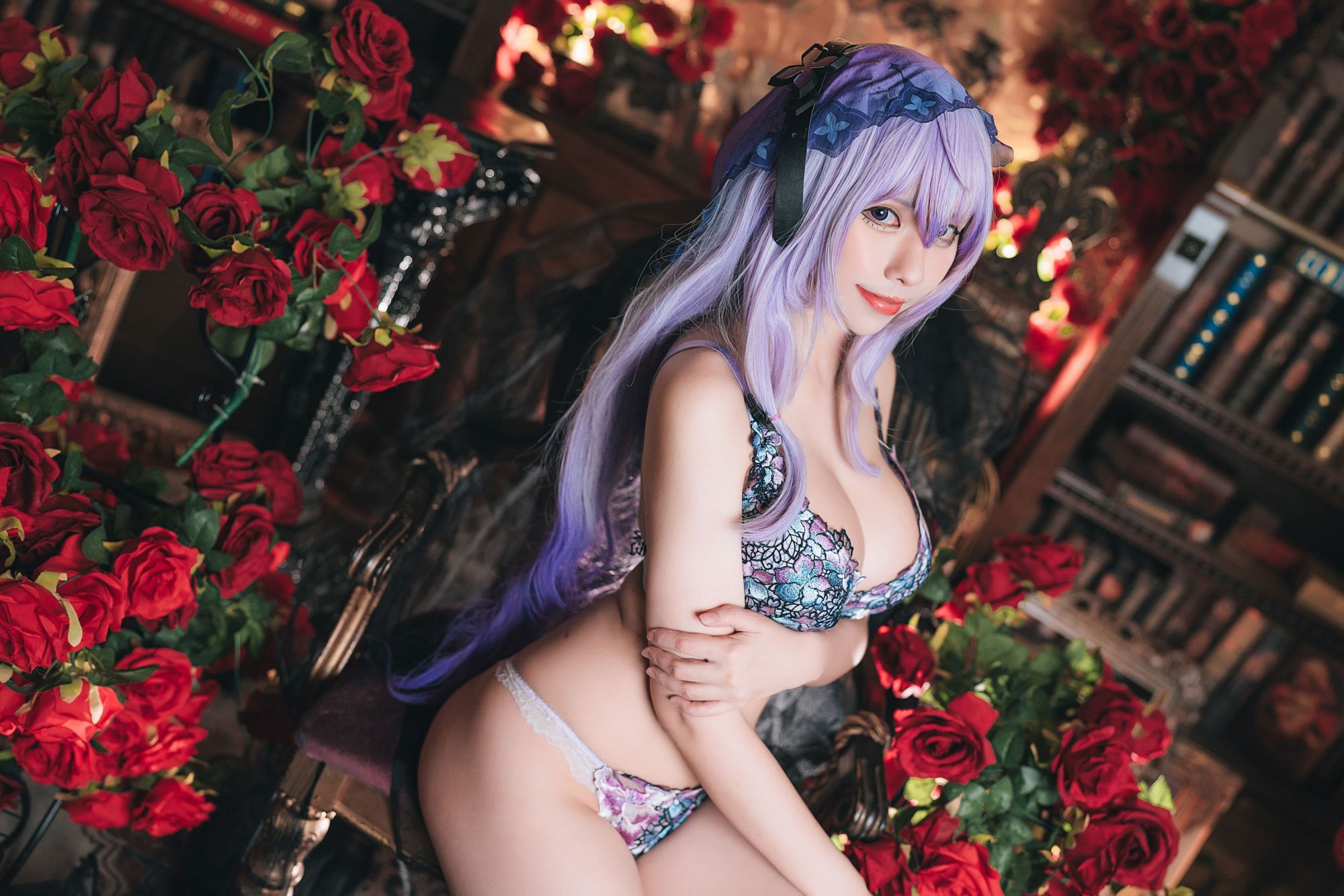 图片[3]-No.001 – 碧蓝档案 飞鸟马时 内衣 [24P 2V]-coswz-cos王者