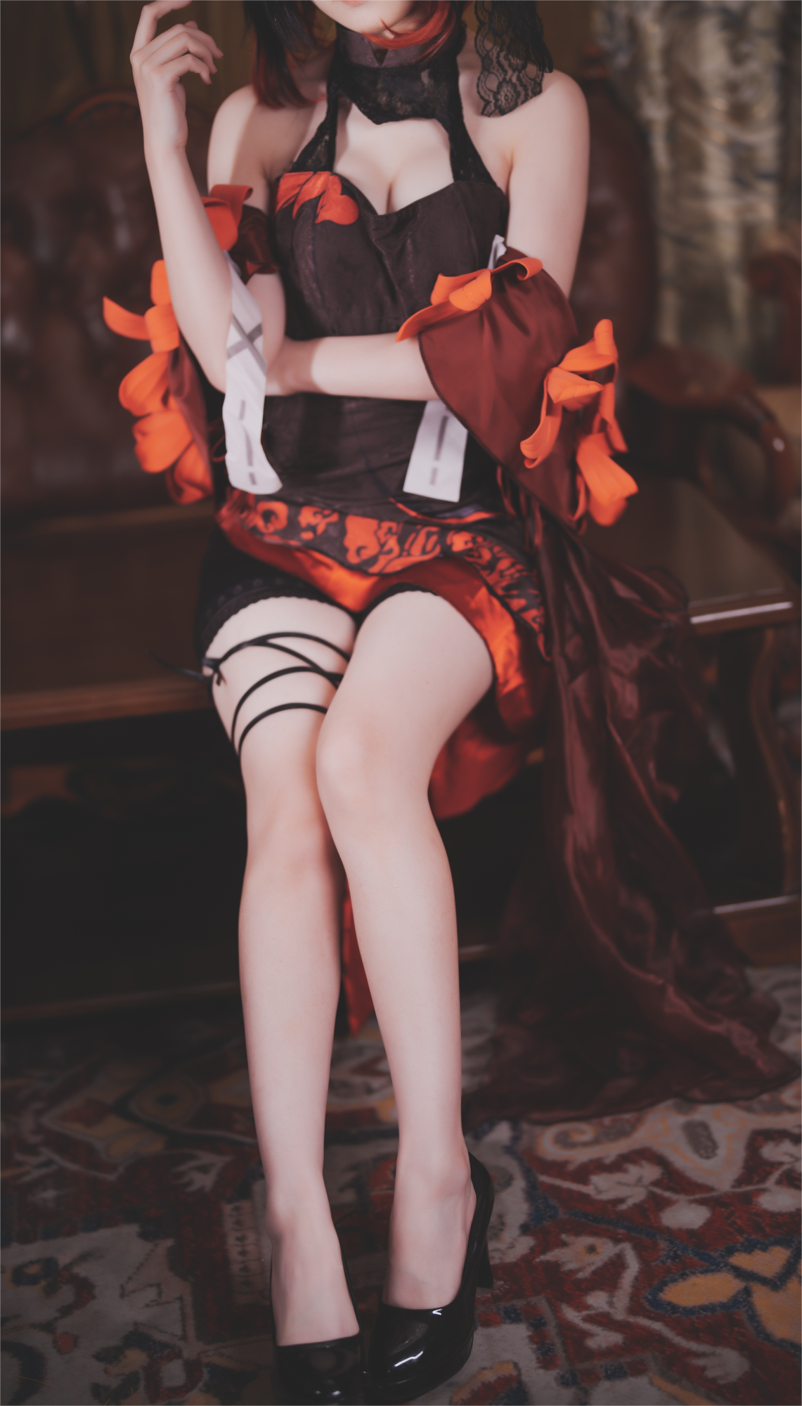 No.001 – 黑希旗袍物语 [61P 8V]-coswz-cos王者