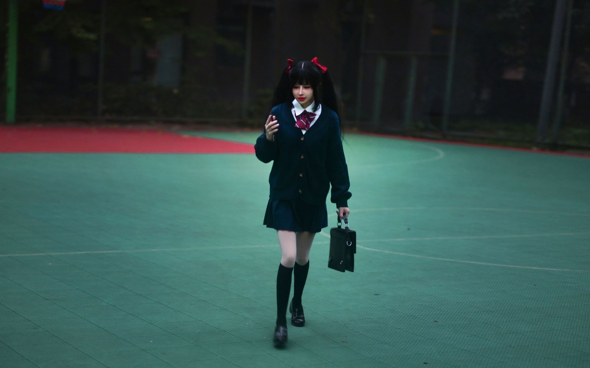 图片[9]-No.005 – 少女的悸动XJK双马尾 [120P 1V]-coswz-cos王者