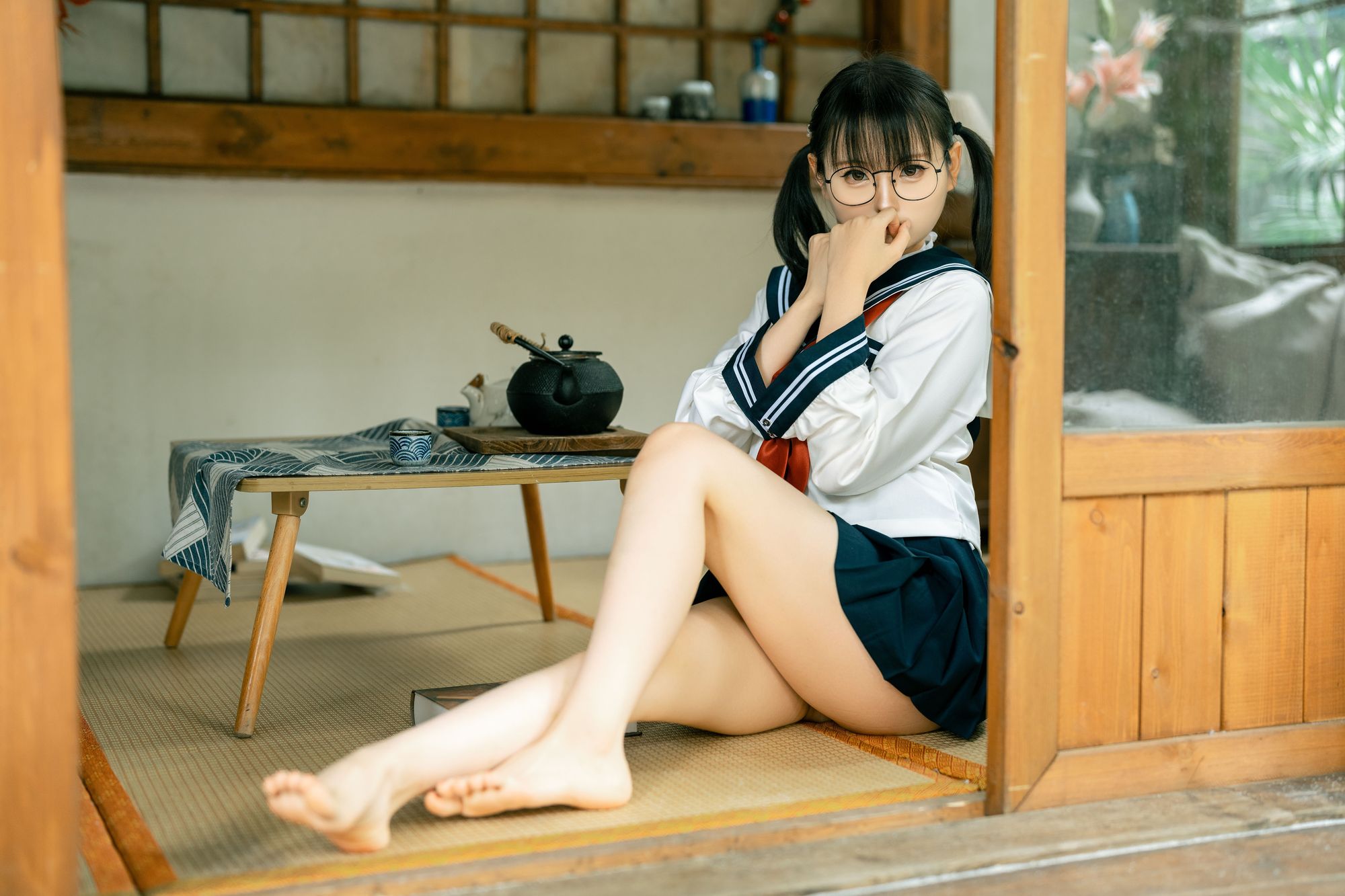 图片[2]-No.007 – 居家双马尾合集 [79P 1V]-coswz-cos王者