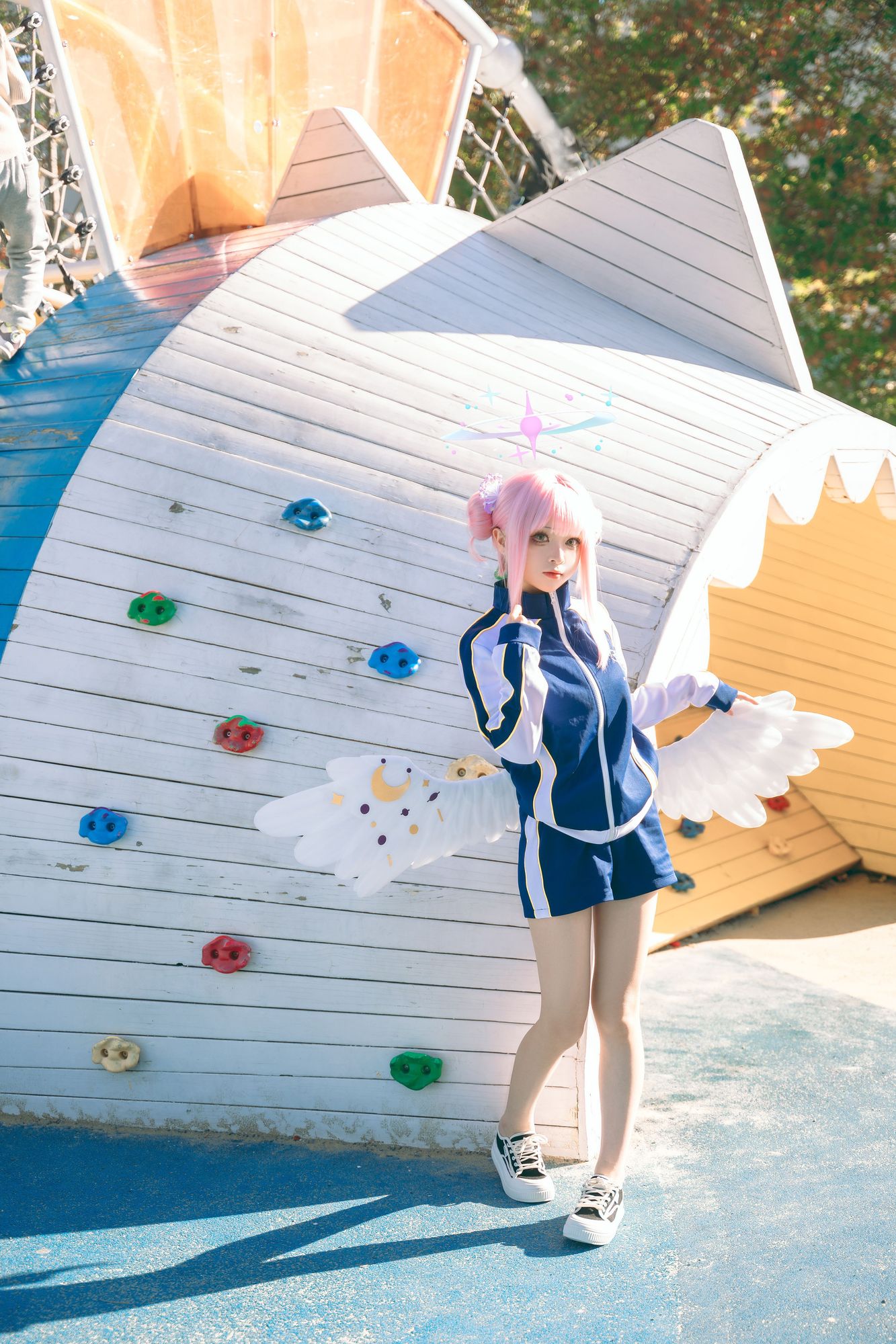 图片[2]-No.007 – 蔚蓝档案 圣园未花 体操服 [40P]-coswz-cos王者