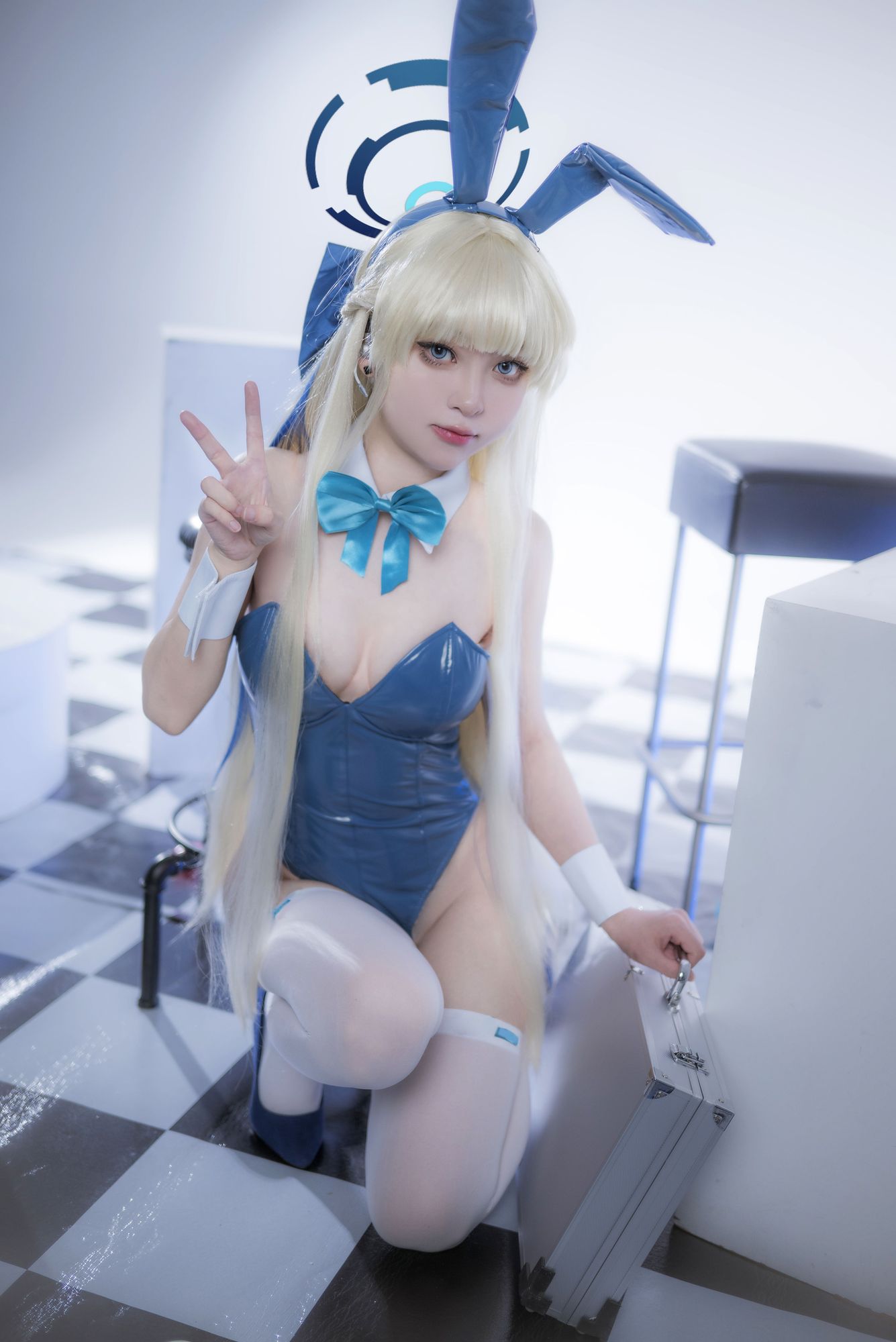 图片[2]-No.008 – 蔚蓝档案 飞鸟马时 兔女郎 [34P]-coswz-cos王者