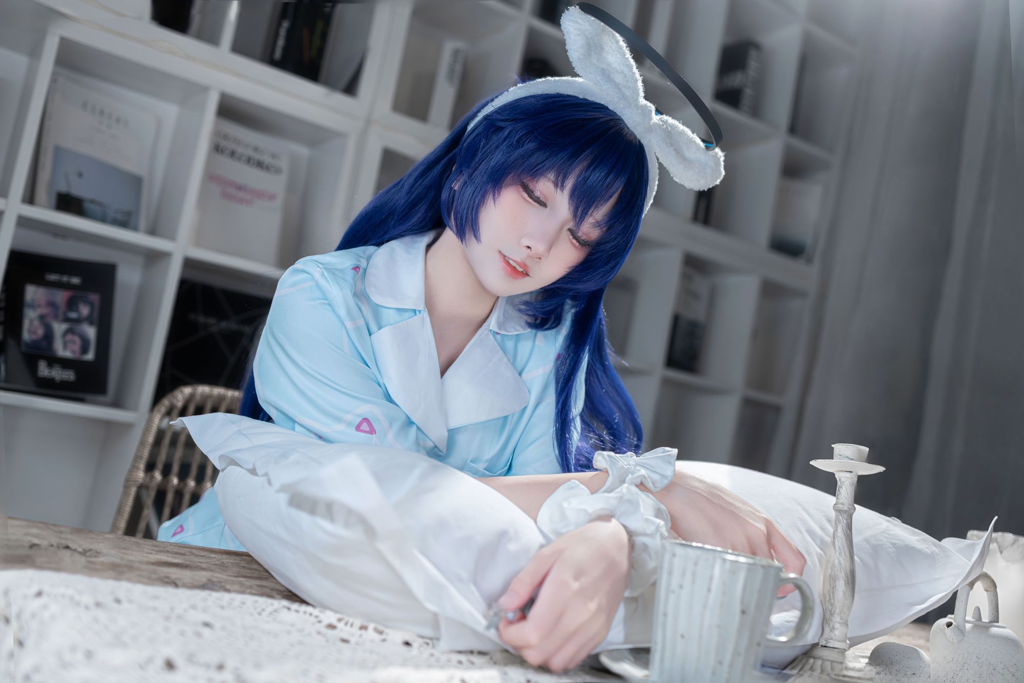 No.009 – 蔚蓝档案 优香睡衣 [35P]-coswz-cos王者