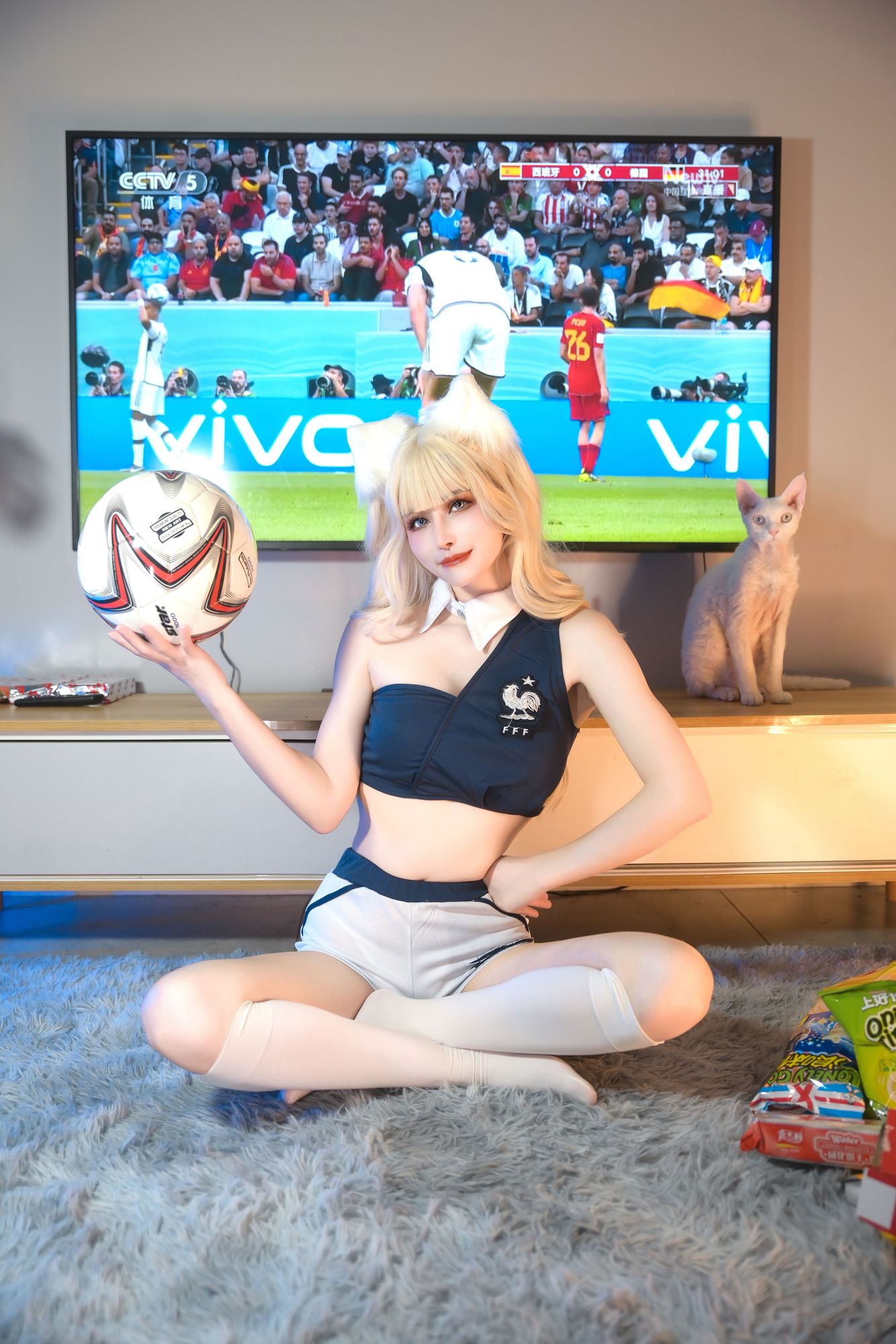 图片[3]-No.009 – 足球少女 [101P 1V]-coswz-cos王者