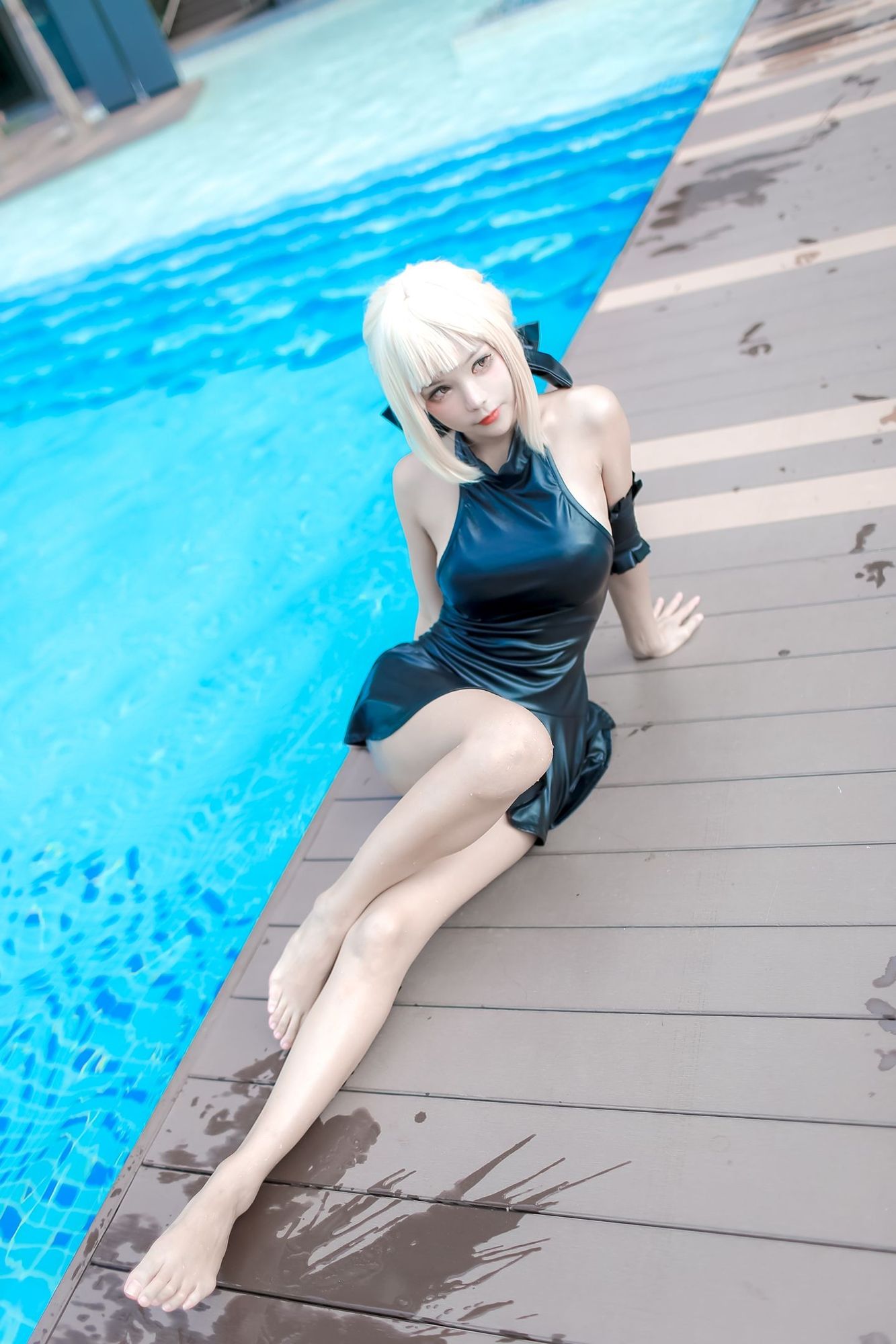 图片[5]-No.010 – Saber Alter Swim Suit [29P]-coswz-cos王者