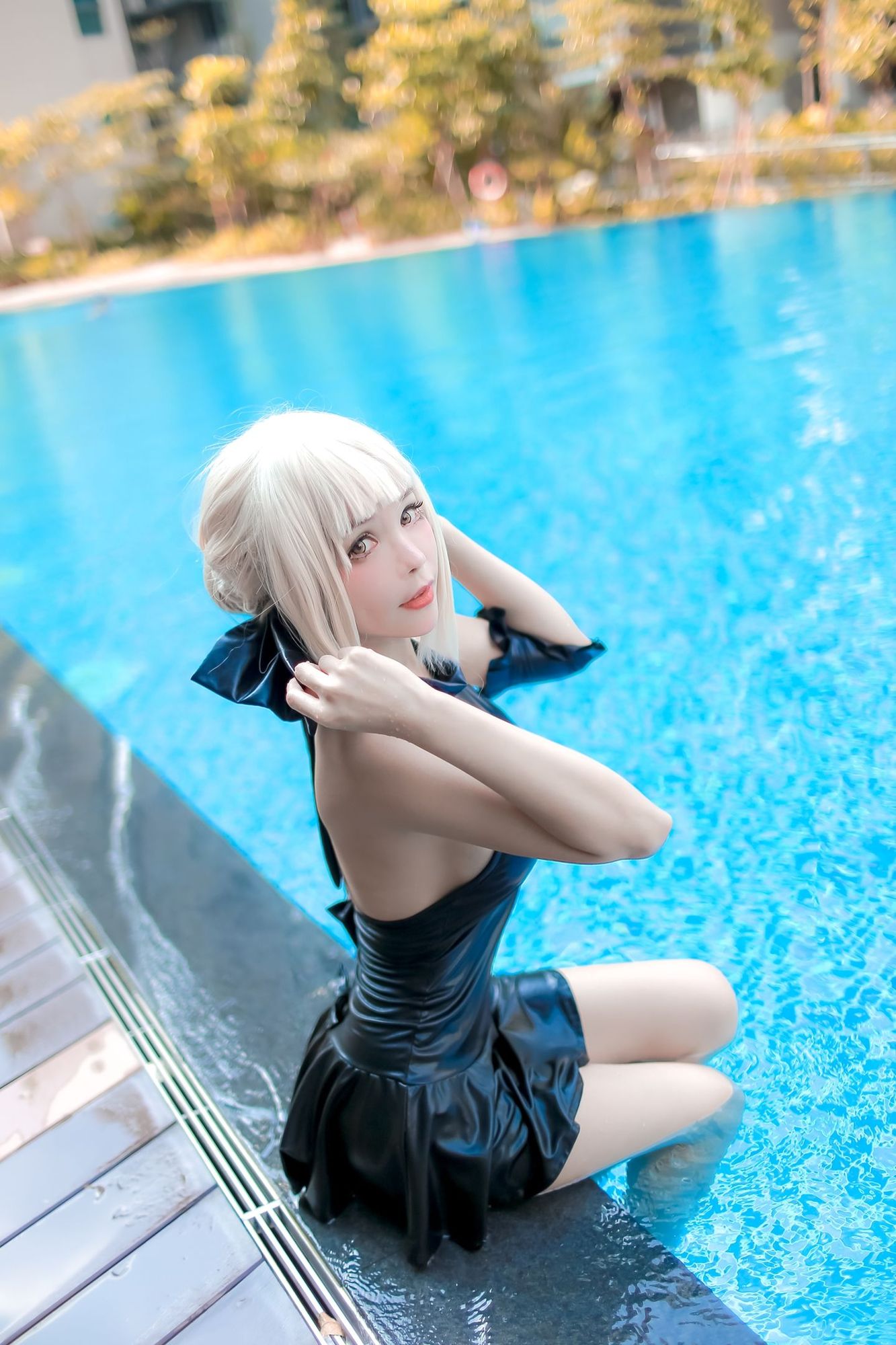 图片[4]-No.010 – Saber Alter Swim Suit [29P]-coswz-cos王者