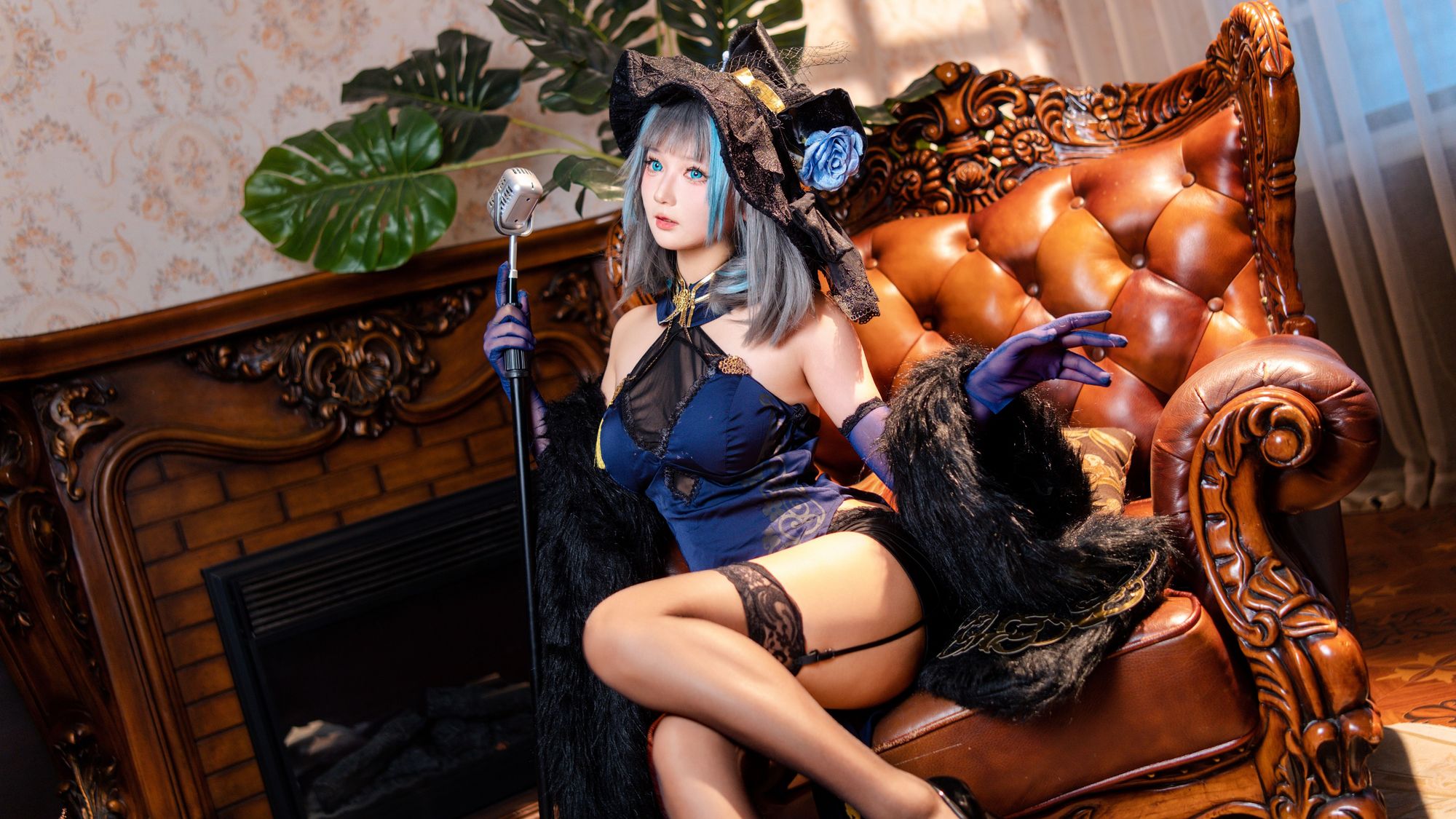 图片[3]-No.010 – 碧蓝航线 柴郡旗袍 [36P]-coswz-cos王者