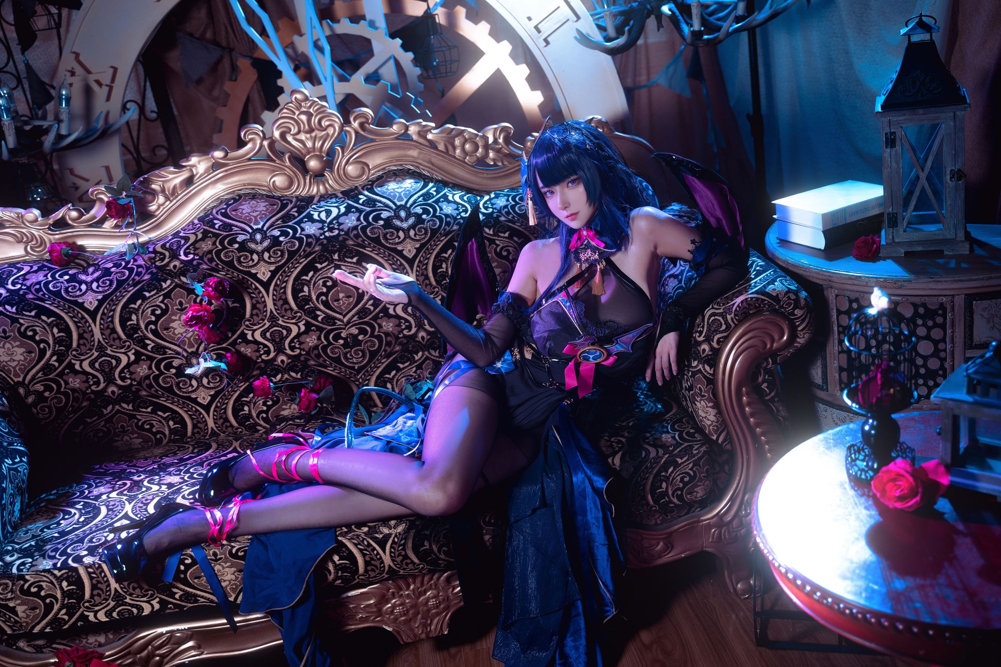 图片[2]-No.011 – 原神 雷电将军 魅魔 [12P]-coswz-cos王者