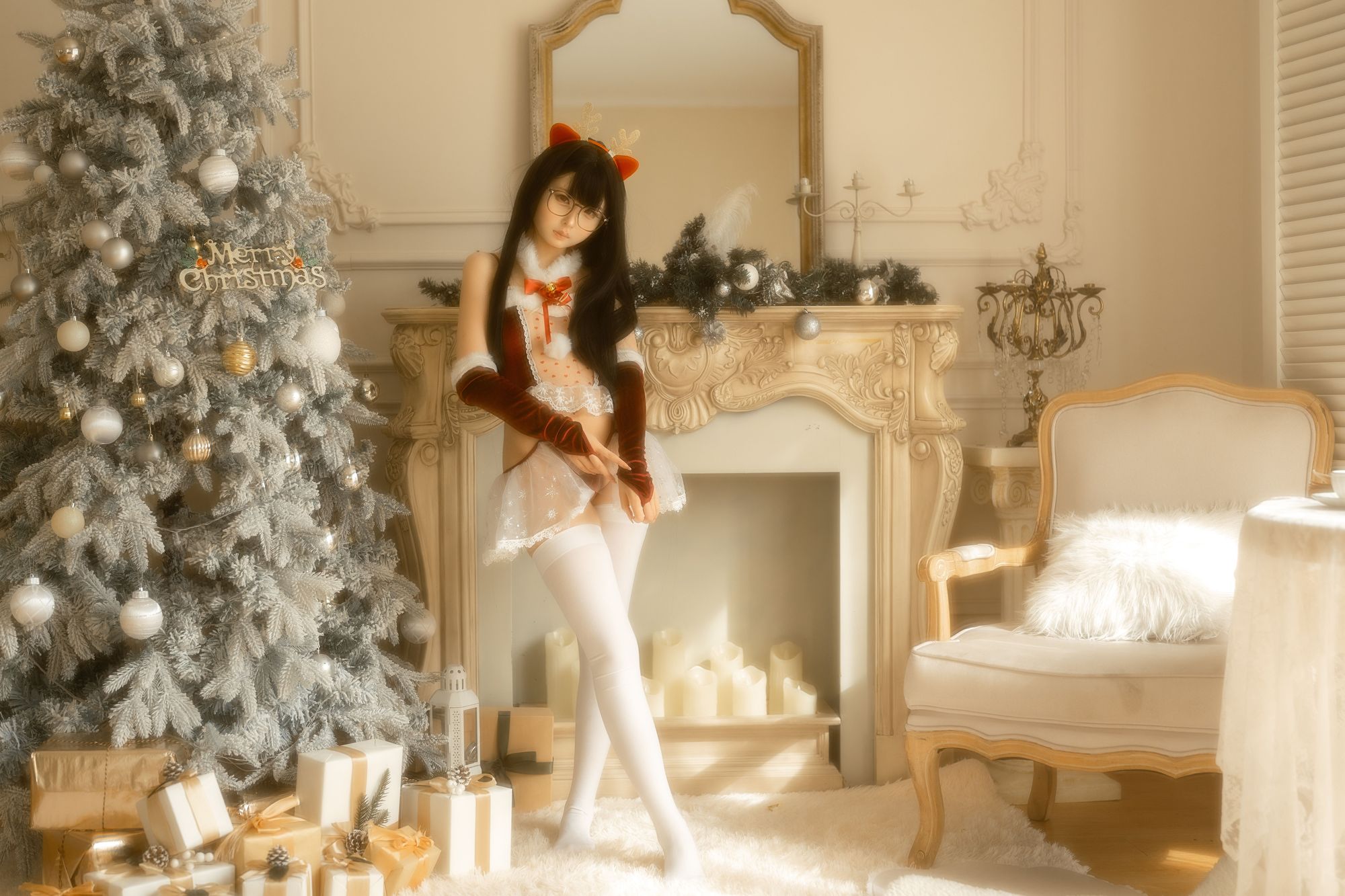 图片[4]-No.011 – 圣诞小鹿 [80P 2V]-coswz-cos王者