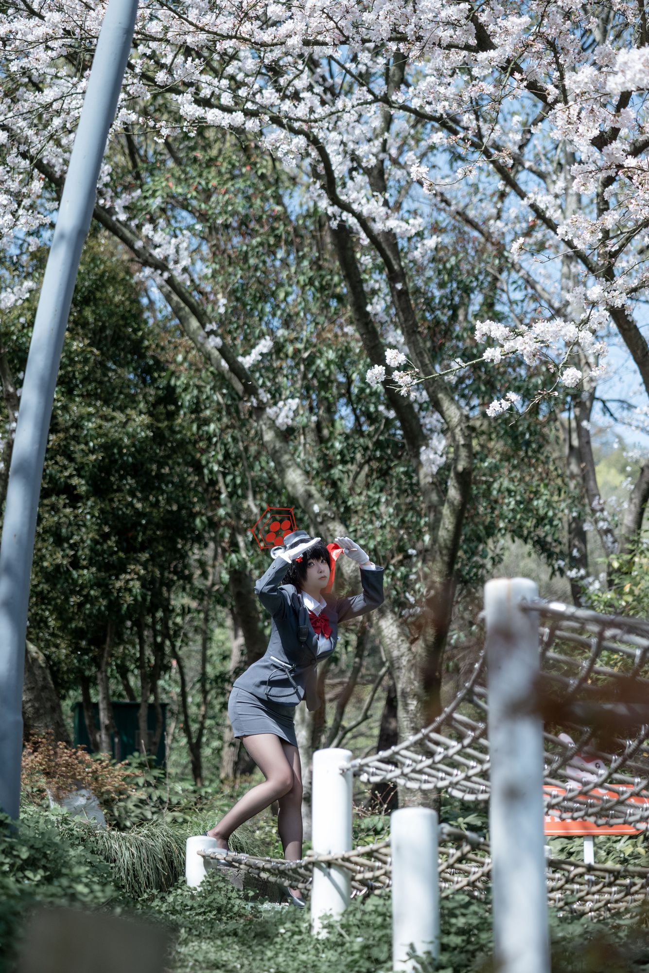 图片[3]-No.011 – 蔚蓝档案 春日椿导游 [32P]-coswz-cos王者