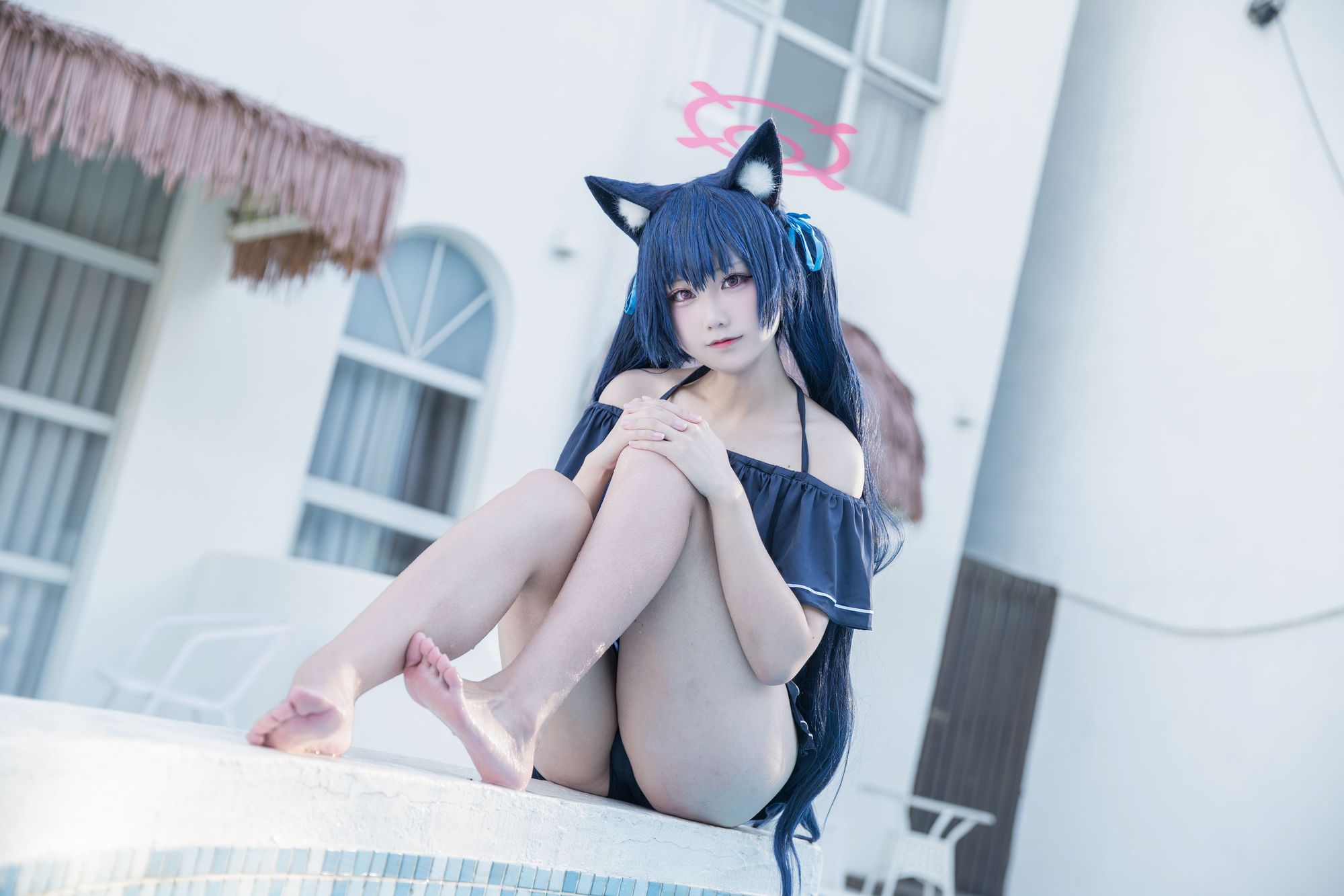 图片[3]-No.012 – 黑见芹香 泳装 [28P]-coswz-cos王者