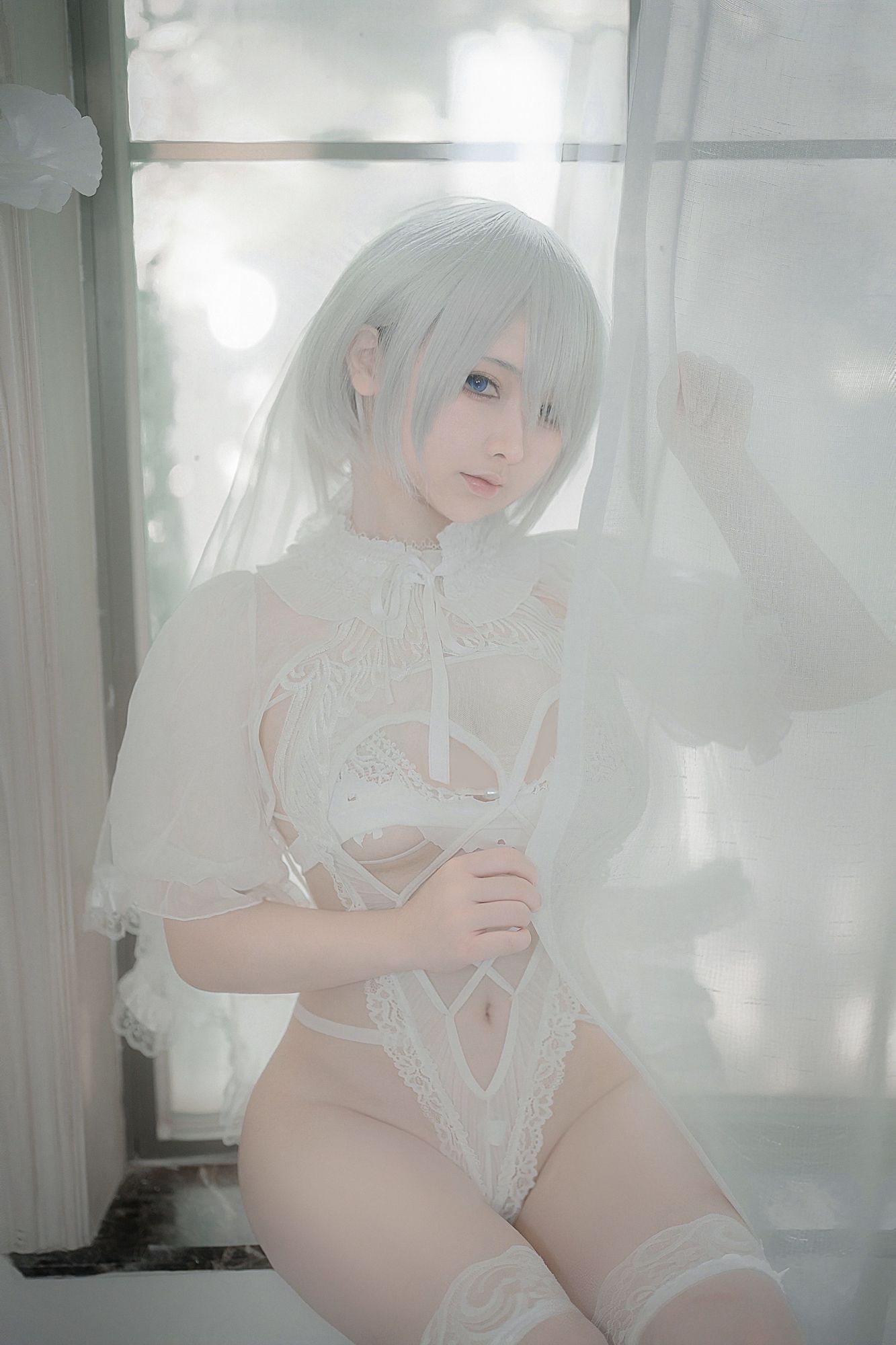 图片[6]-No.014 – 2B白花嫁 [24P]-coswz-cos王者