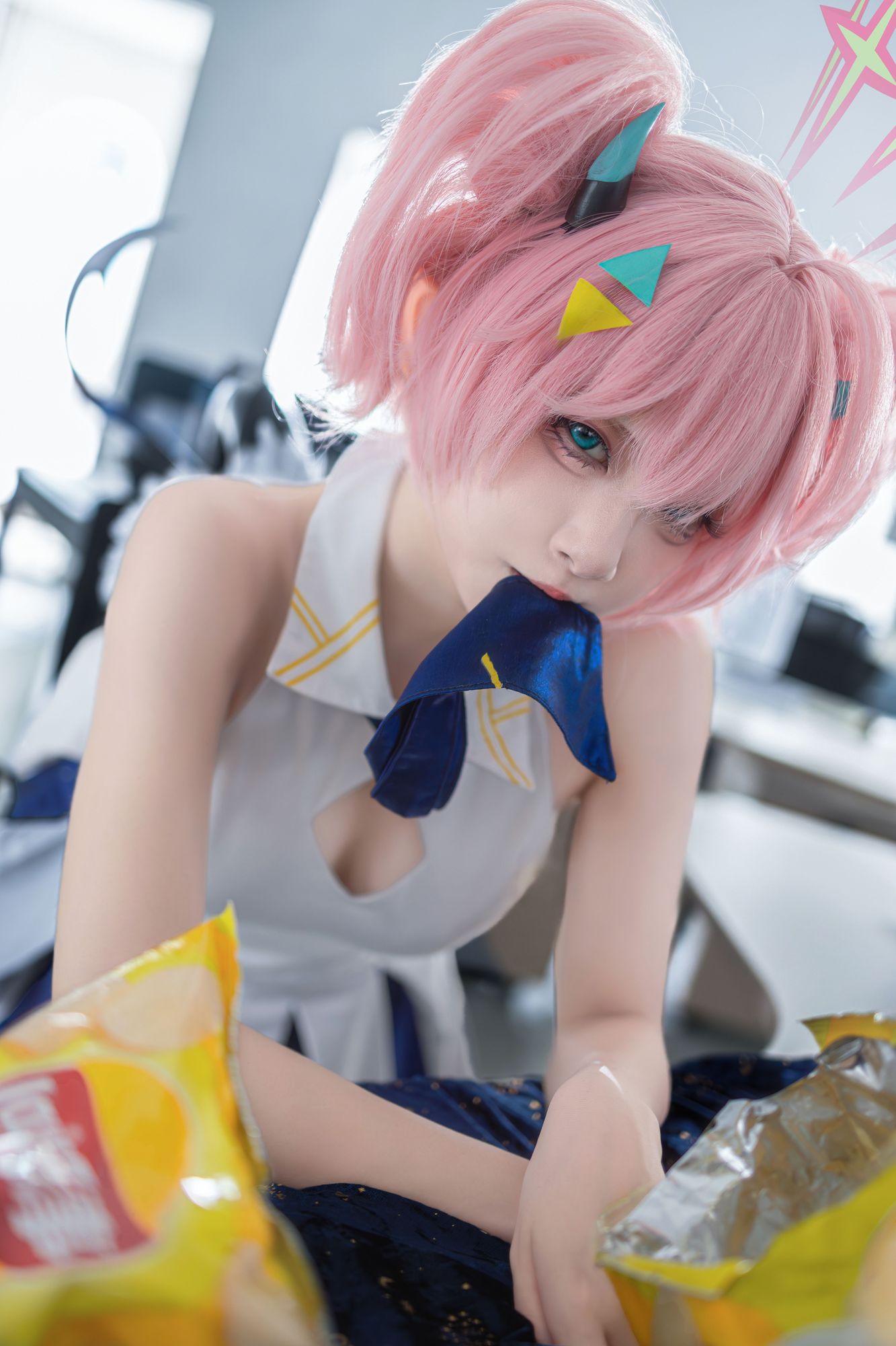 图片[4]-No.014 – 蔚蓝档案 桃香 [54P]-coswz-cos王者