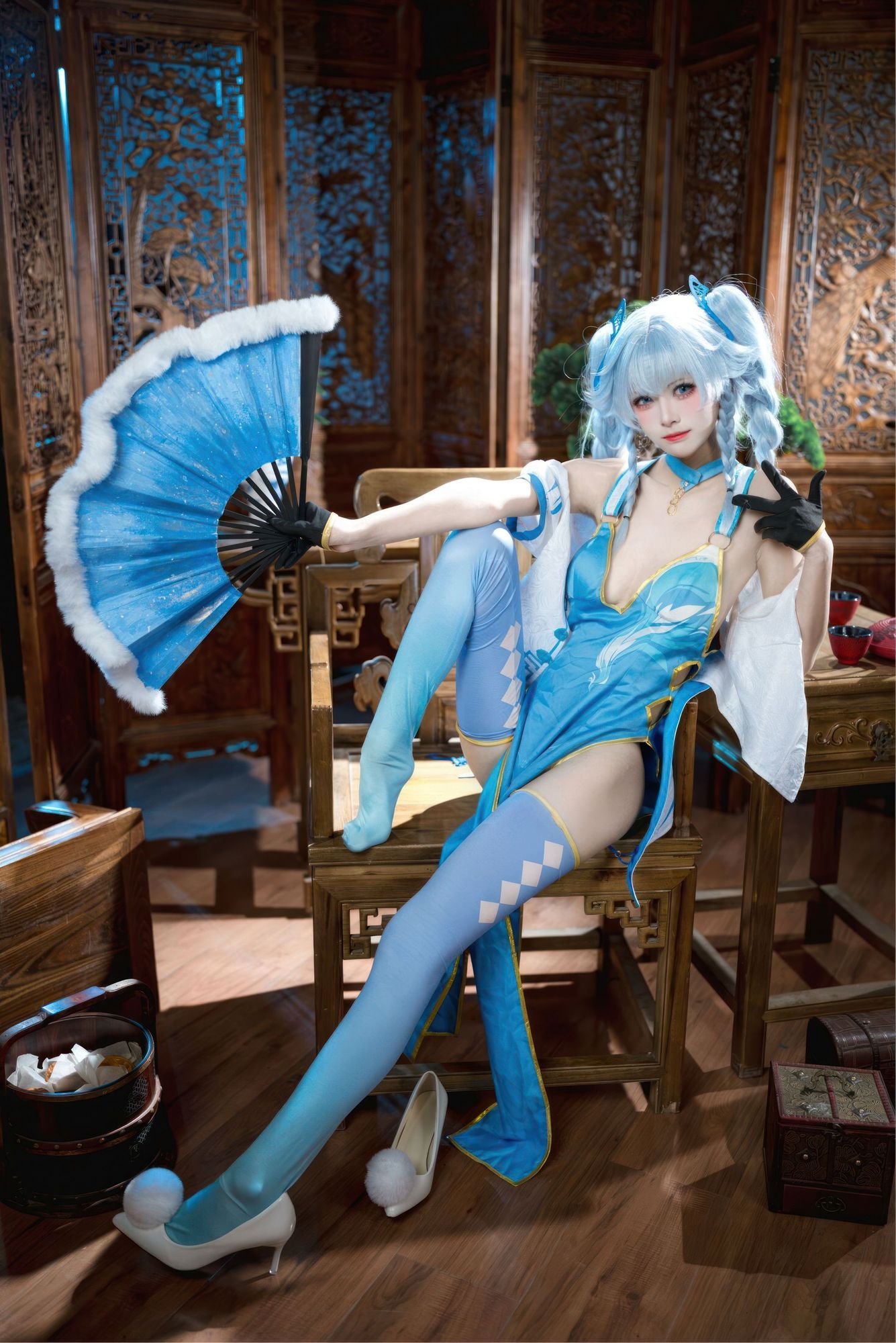 图片[4]-No.015 – 少女前线 PA15 翠雀媚 [36P]-coswz-cos王者