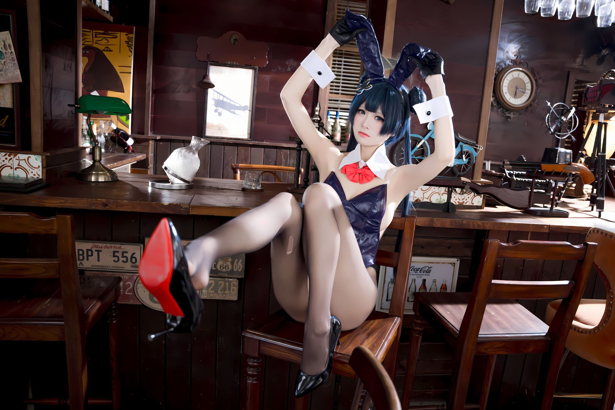 图片[2]-No.016 – 碧蓝档案 妃咲兔女郎 [58P]-coswz-cos王者