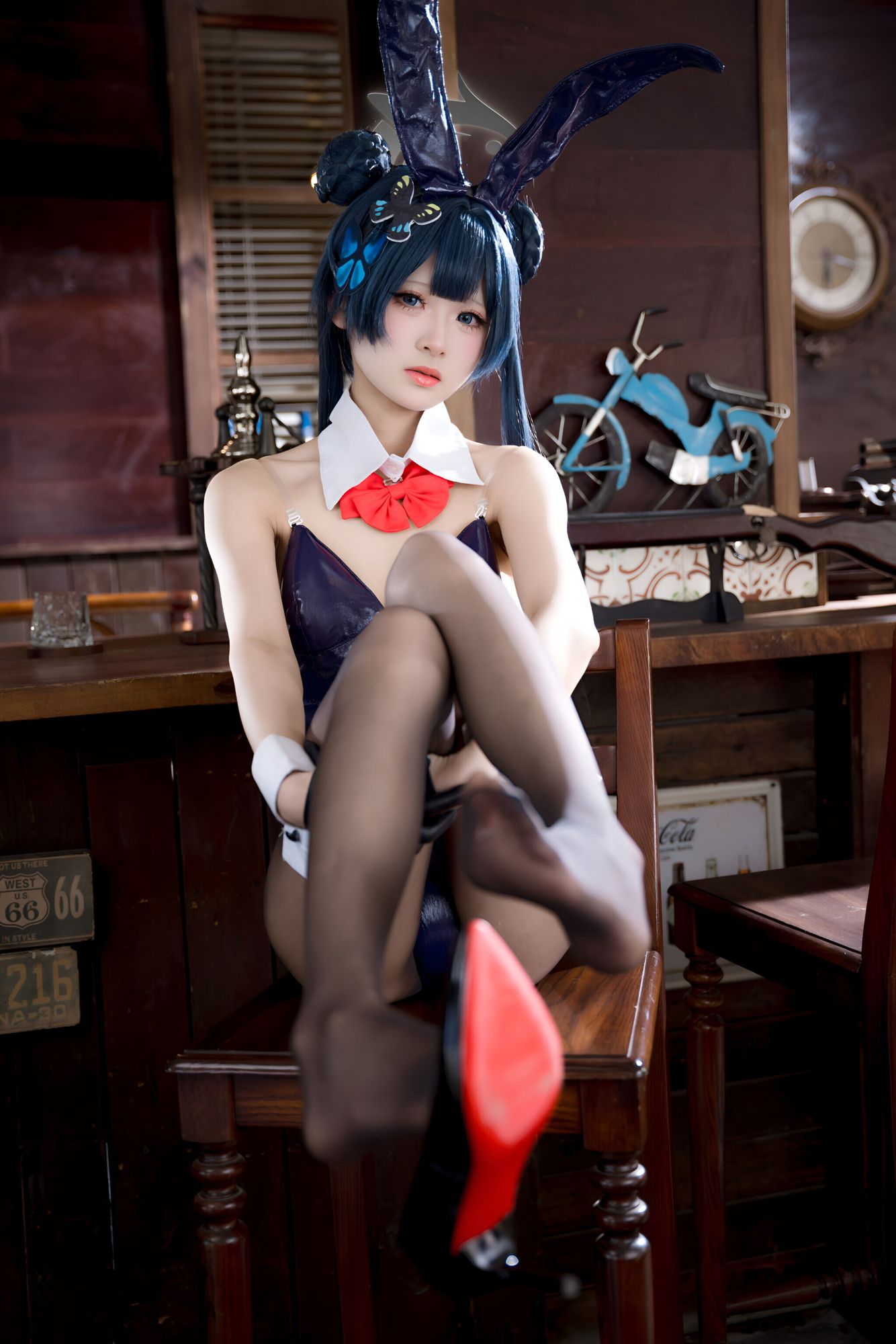 图片[4]-No.016 – 碧蓝档案 妃咲兔女郎 [58P]-coswz-cos王者