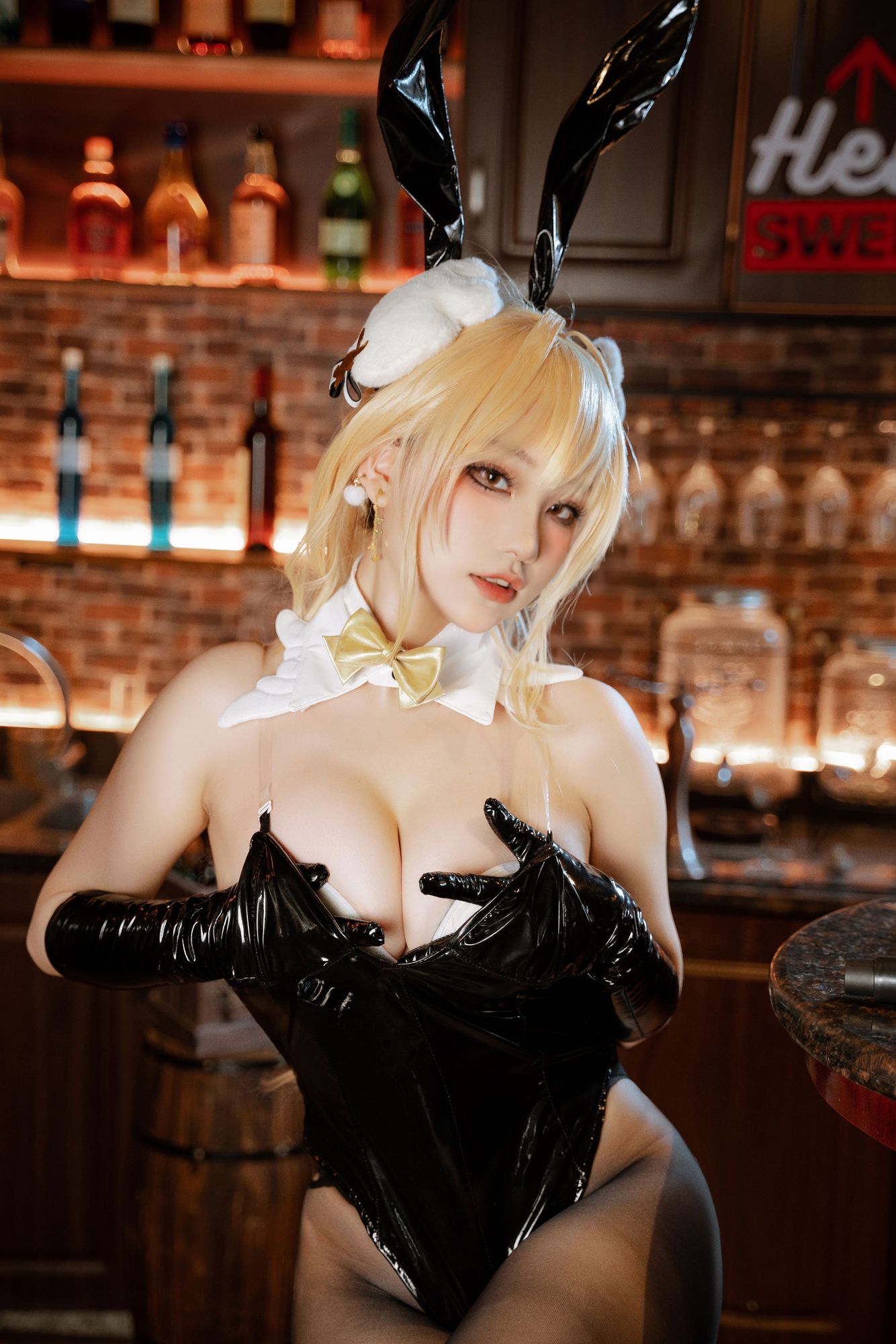 图片[2]-No.018 – Nikke胜利女神 露菲 兔女郎 [50P 10V]-coswz-cos王者