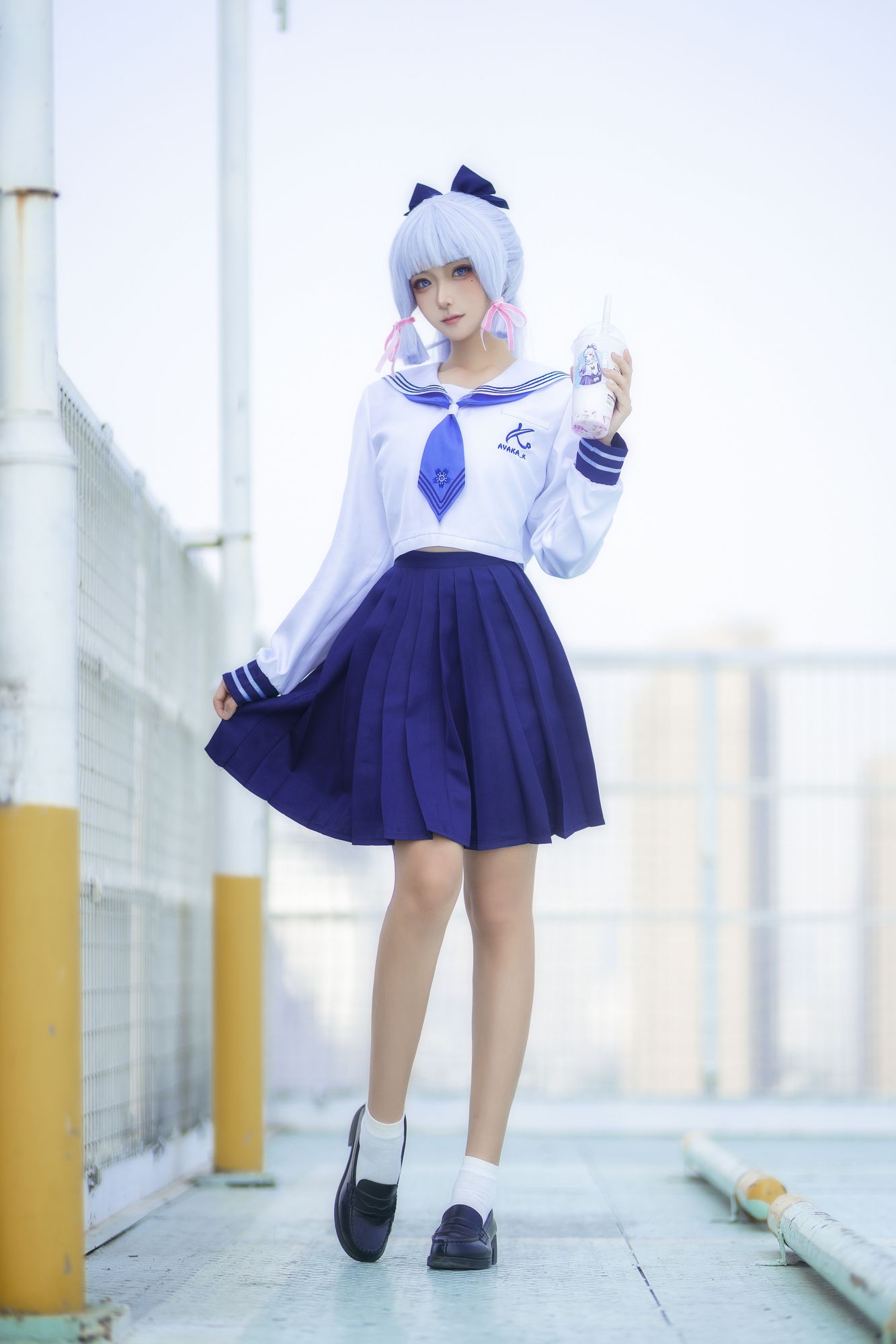 No.018 – 原神 凌华JK [6P]-coswz-cos王者