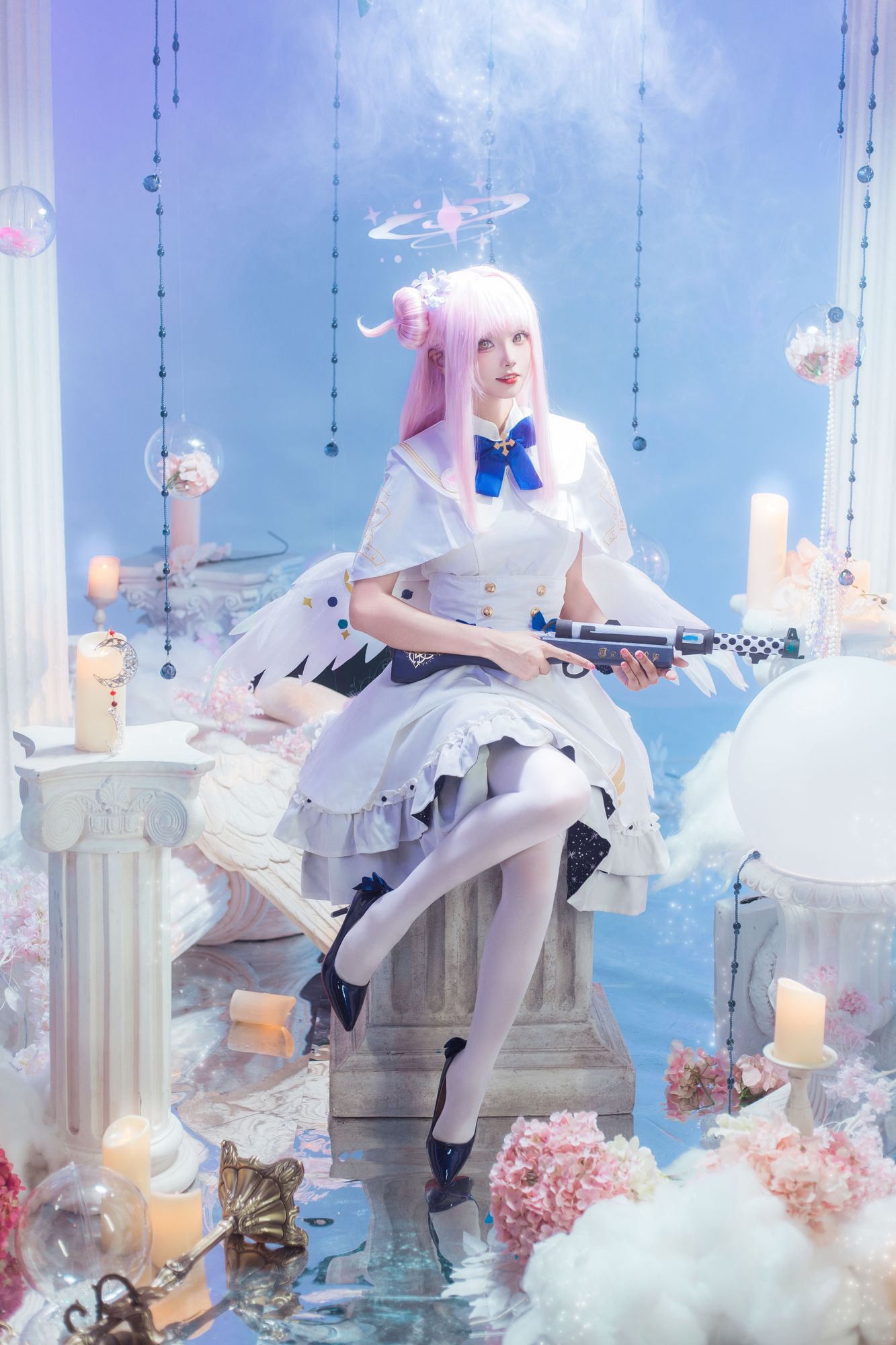 No.018 - 蔚蓝档案 圣园未花 [40P]-coswz-cos王者