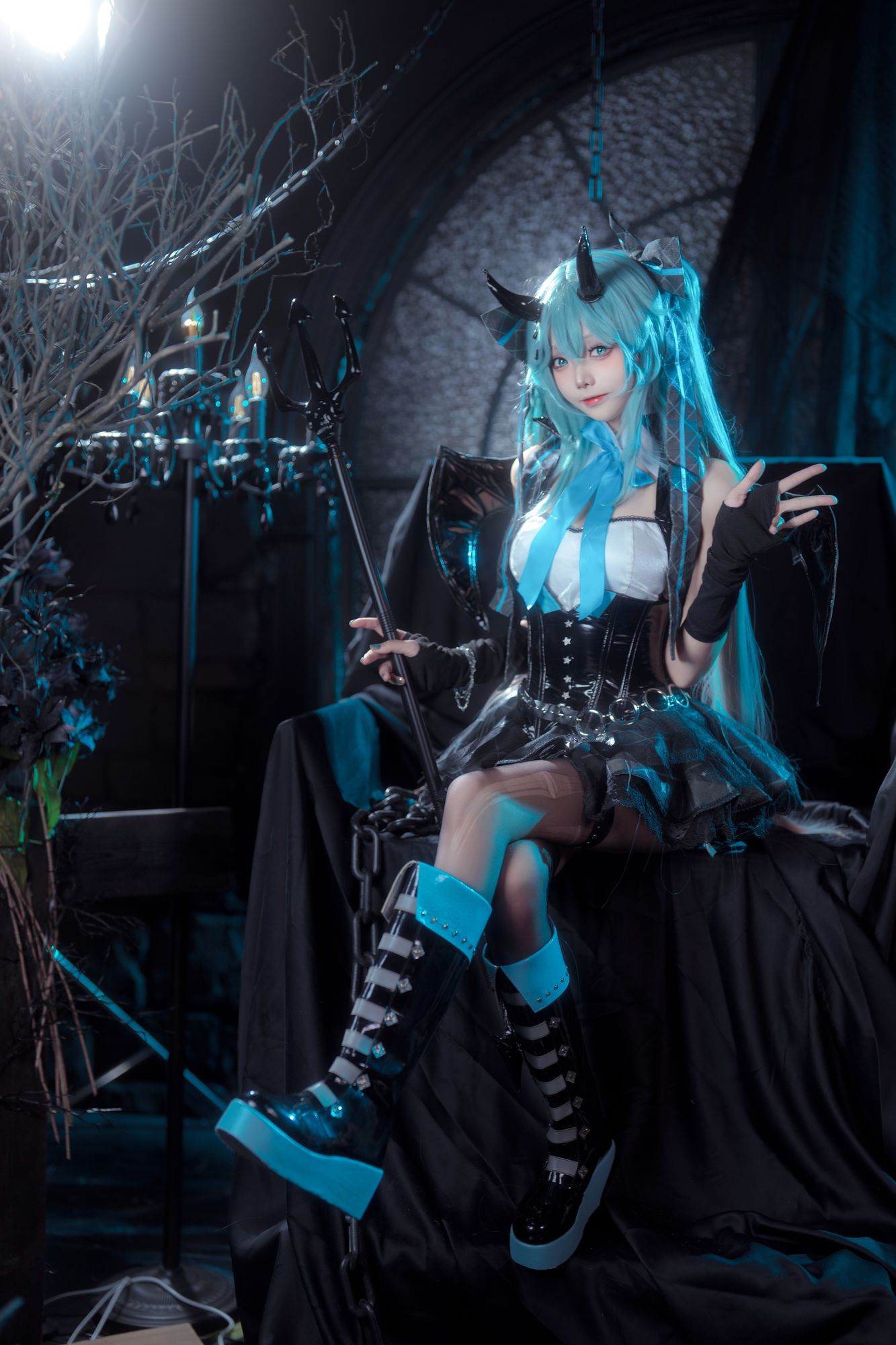 图片[3]-No.019 – 初音小恶魔 [26P]-coswz-cos王者