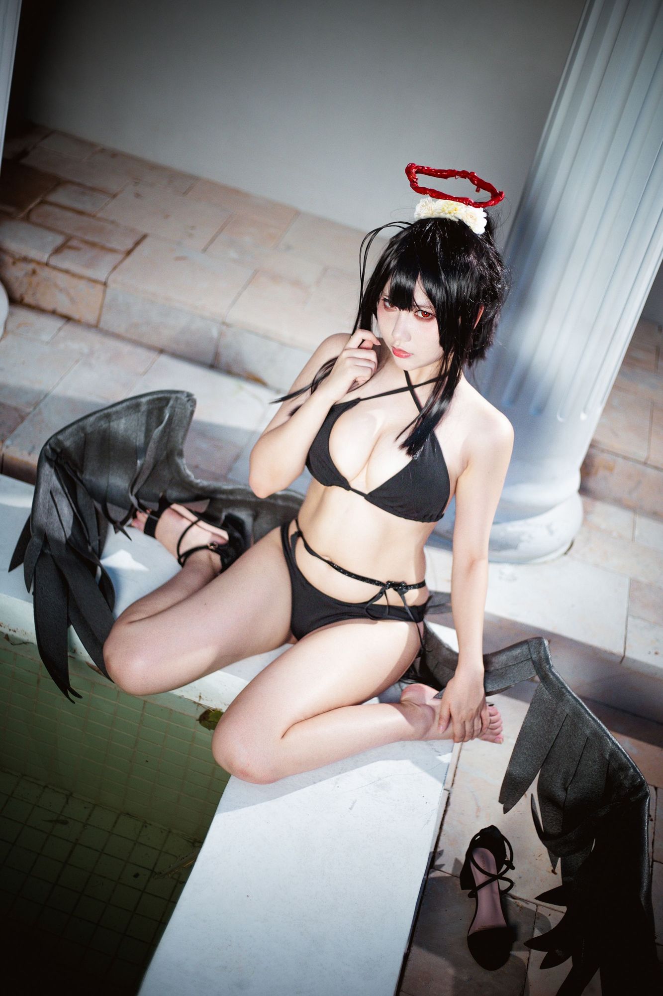 图片[3]-No.022 – 碧蓝档案 鹤城 [45P]-coswz-cos王者