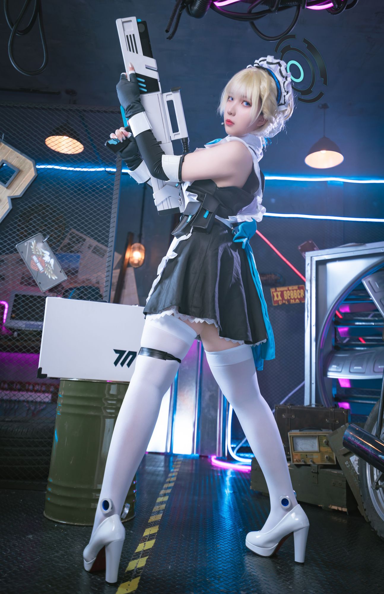 图片[2]-No.022 – 蔚蓝档案 飞鸟马时女仆 [31P]-coswz-cos王者