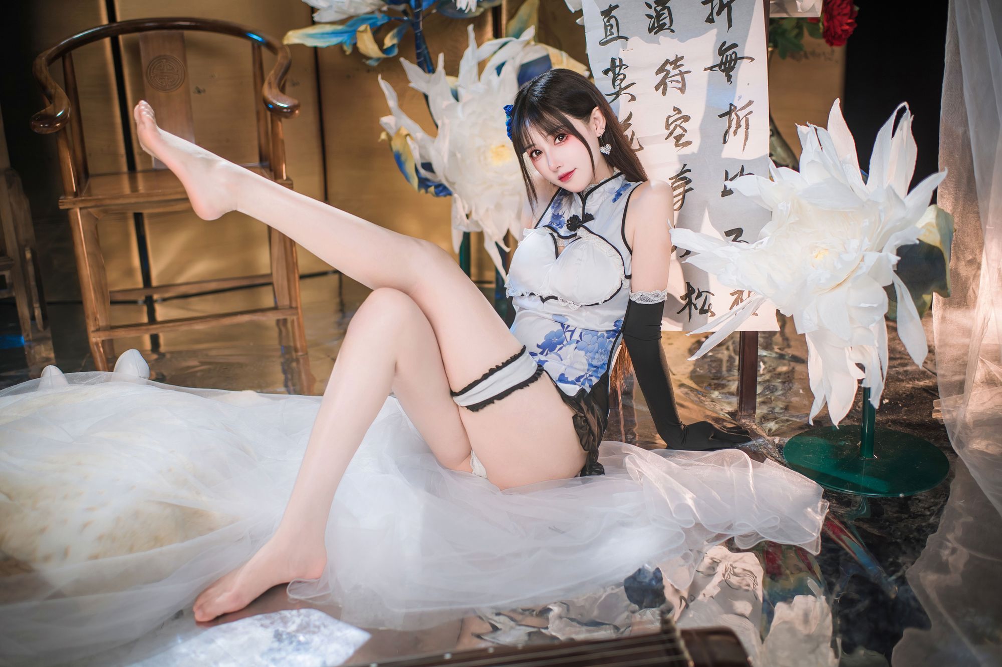 图片[6]-No.023 – 瓶儿 青花瓷旗袍 [25P]-coswz-cos王者