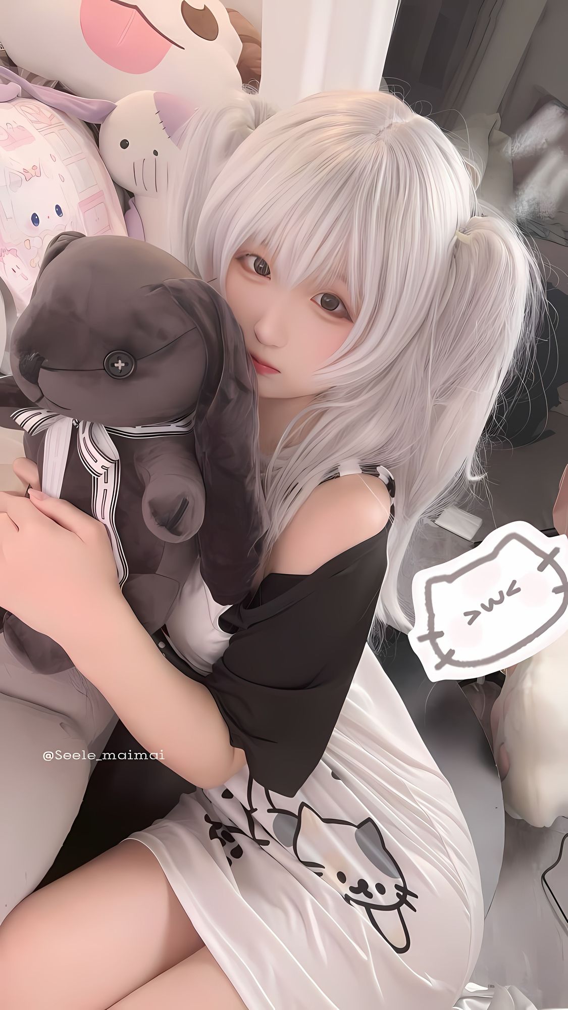 图片[2]-No.023 – 白色双马尾 [16P]-coswz-cos王者