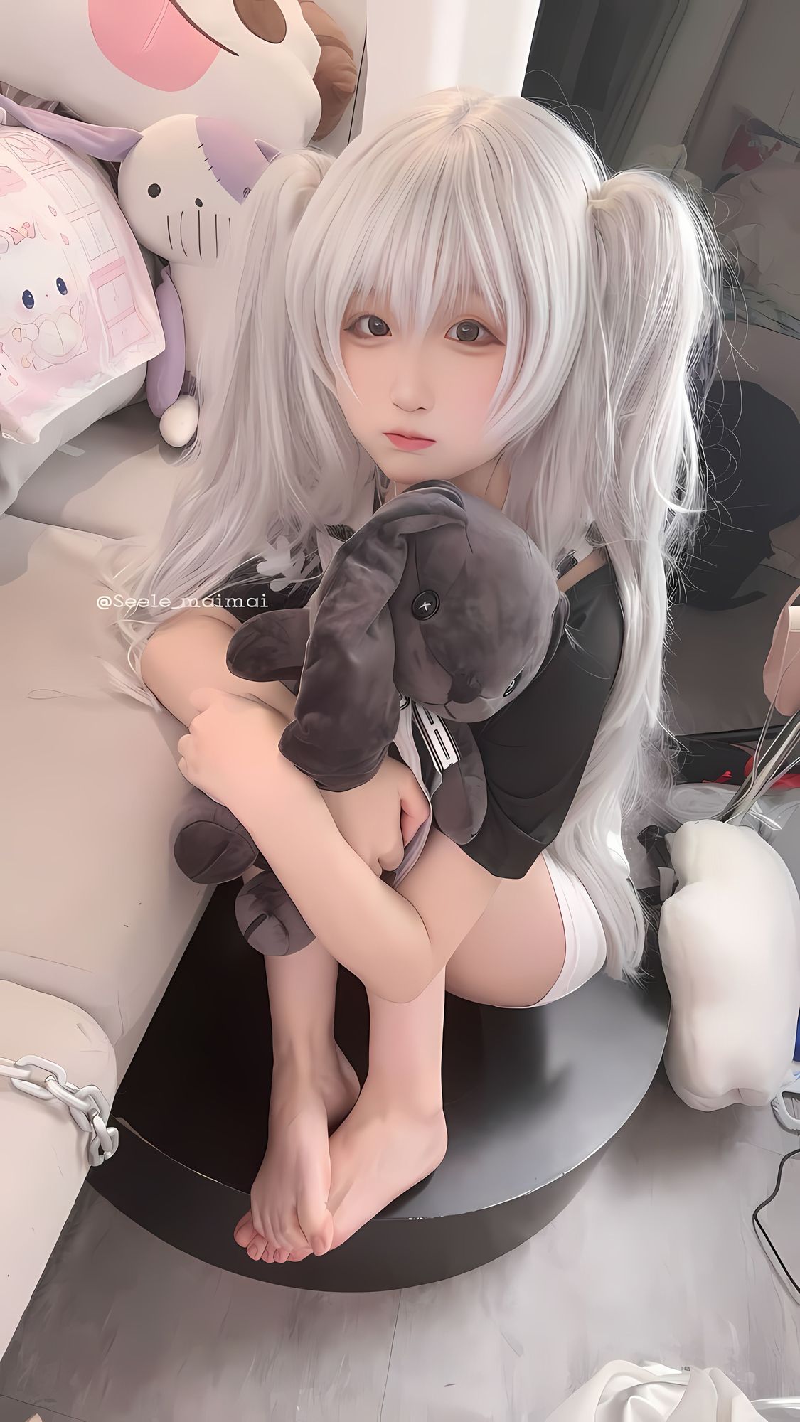 图片[3]-No.023 – 白色双马尾 [16P]-coswz-cos王者