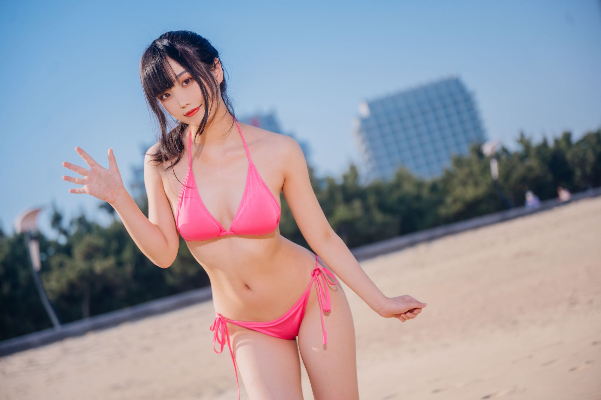 图片[2]-No.023 – 粉色比基尼 [30P]-coswz-cos王者