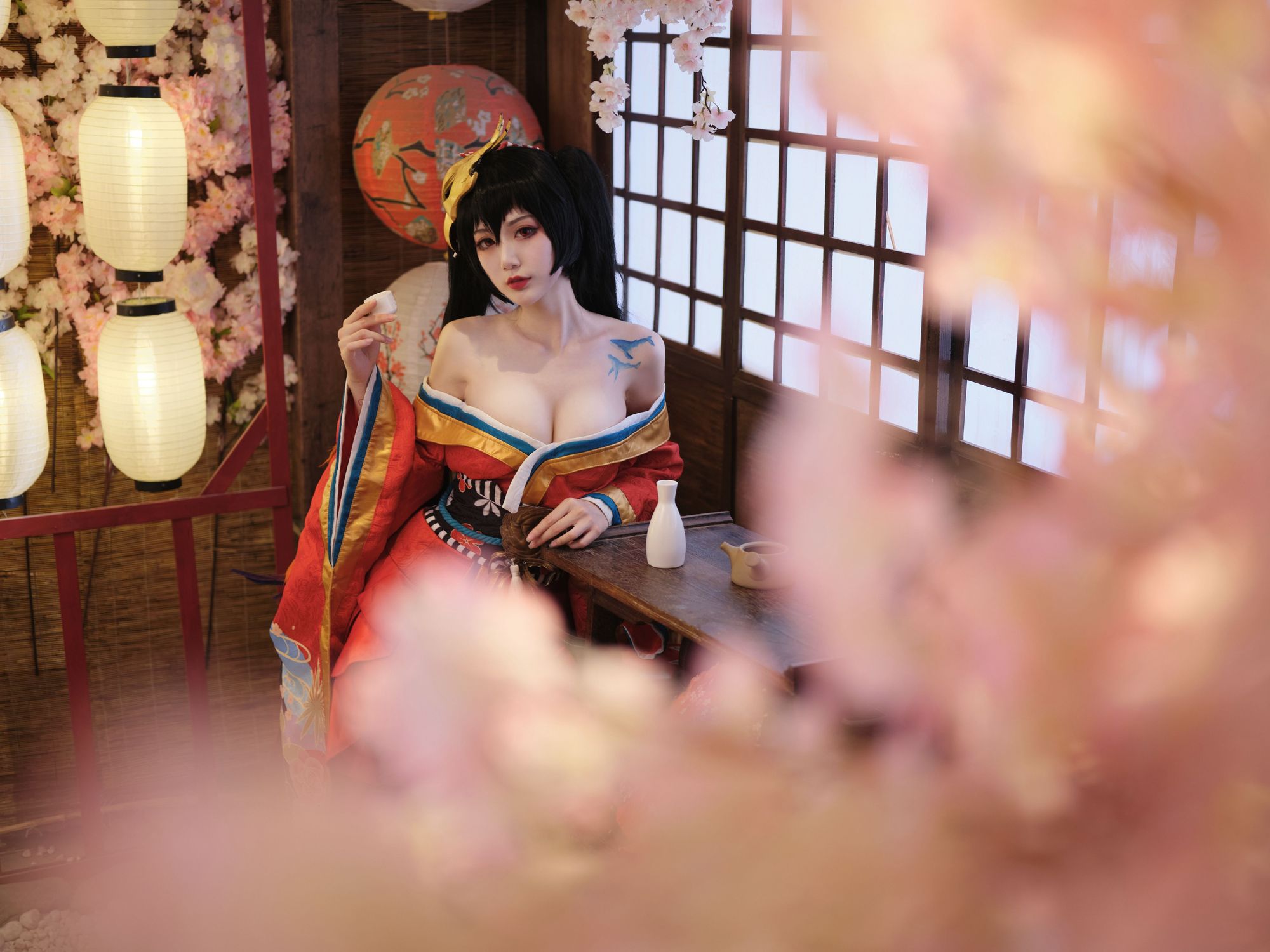 No.024 - 碧蓝航线 大凤 和服 [31P]-coswz-cos王者