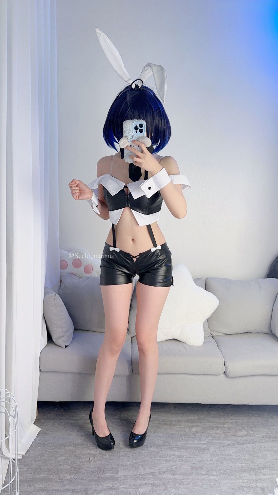 图片[3]-No.026 – 崩坏3 兔女郎希儿 [83P]-coswz-cos王者