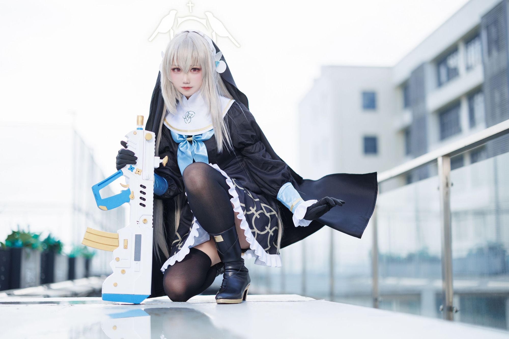 图片[2]-No.026 – 蔚蓝档案 歌住樱子场照 [9P]-coswz-cos王者