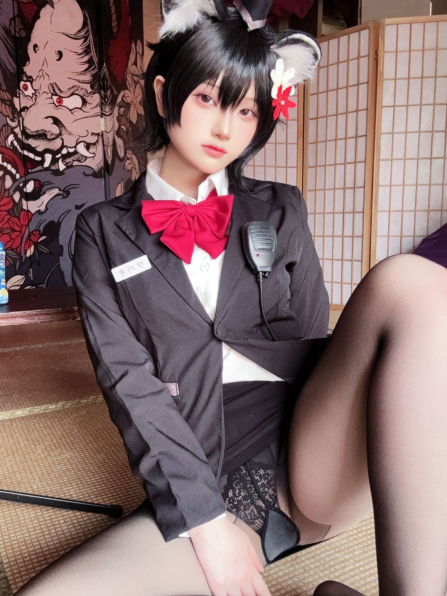 图片[6]-No.027 – 蔚蓝档案 春日椿 导游 [55P]-coswz-cos王者