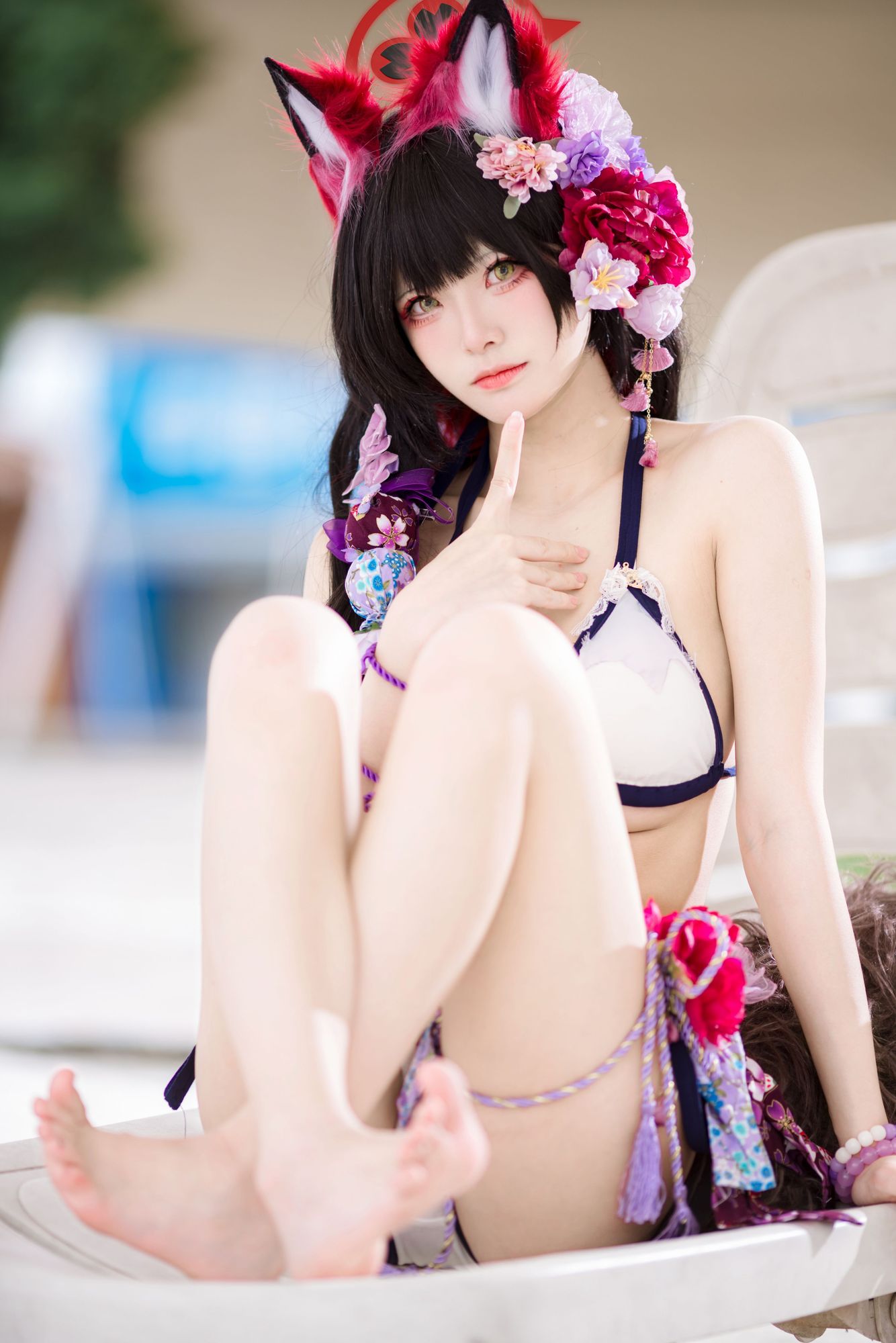 图片[6]-No.028 – 蔚蓝档案 狐坂若藻 泳装 [23P]-coswz-cos王者