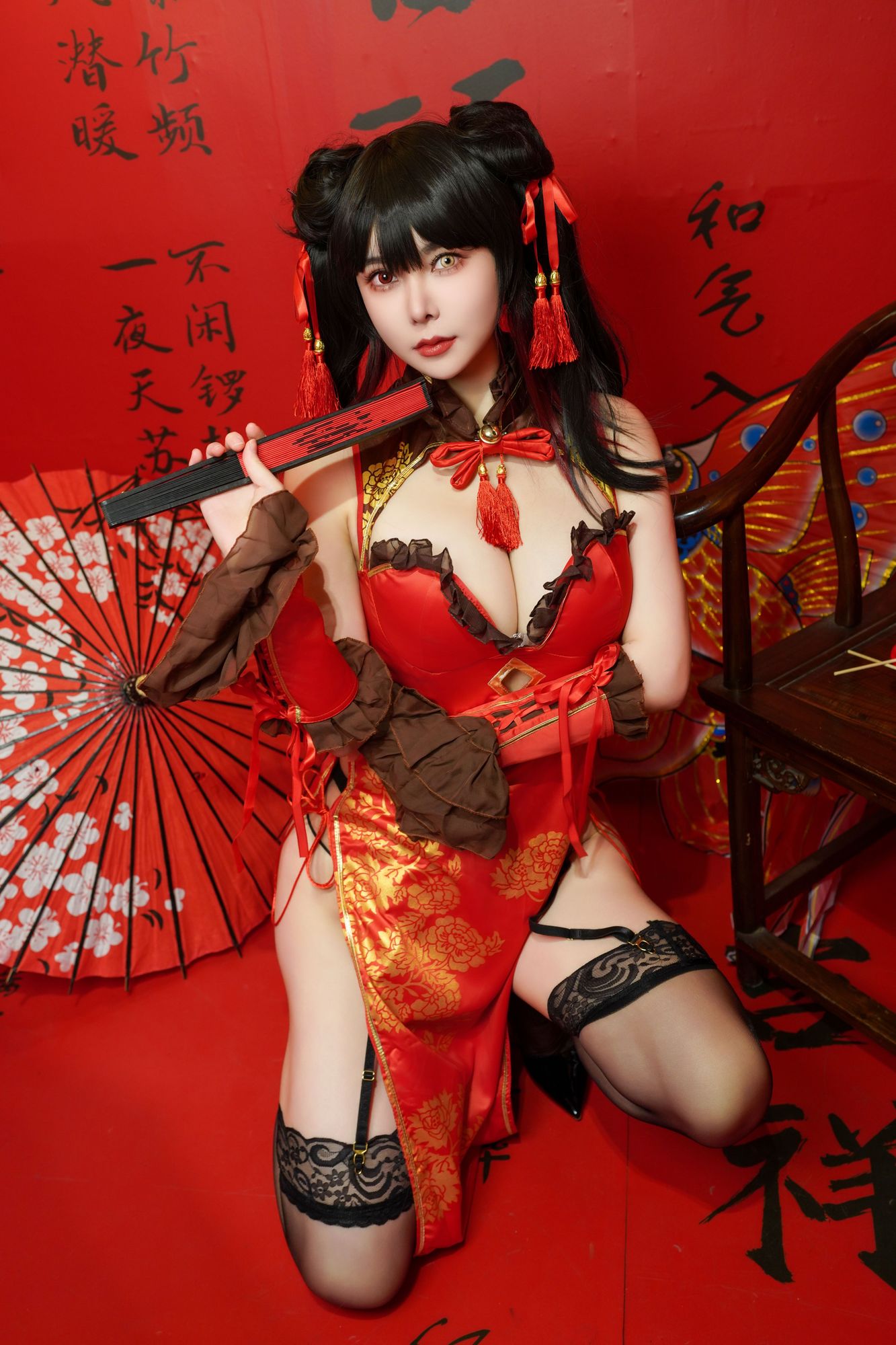 图片[3]-No.030 – 时崎狂三 旗袍 [25P 1V]-coswz-cos王者