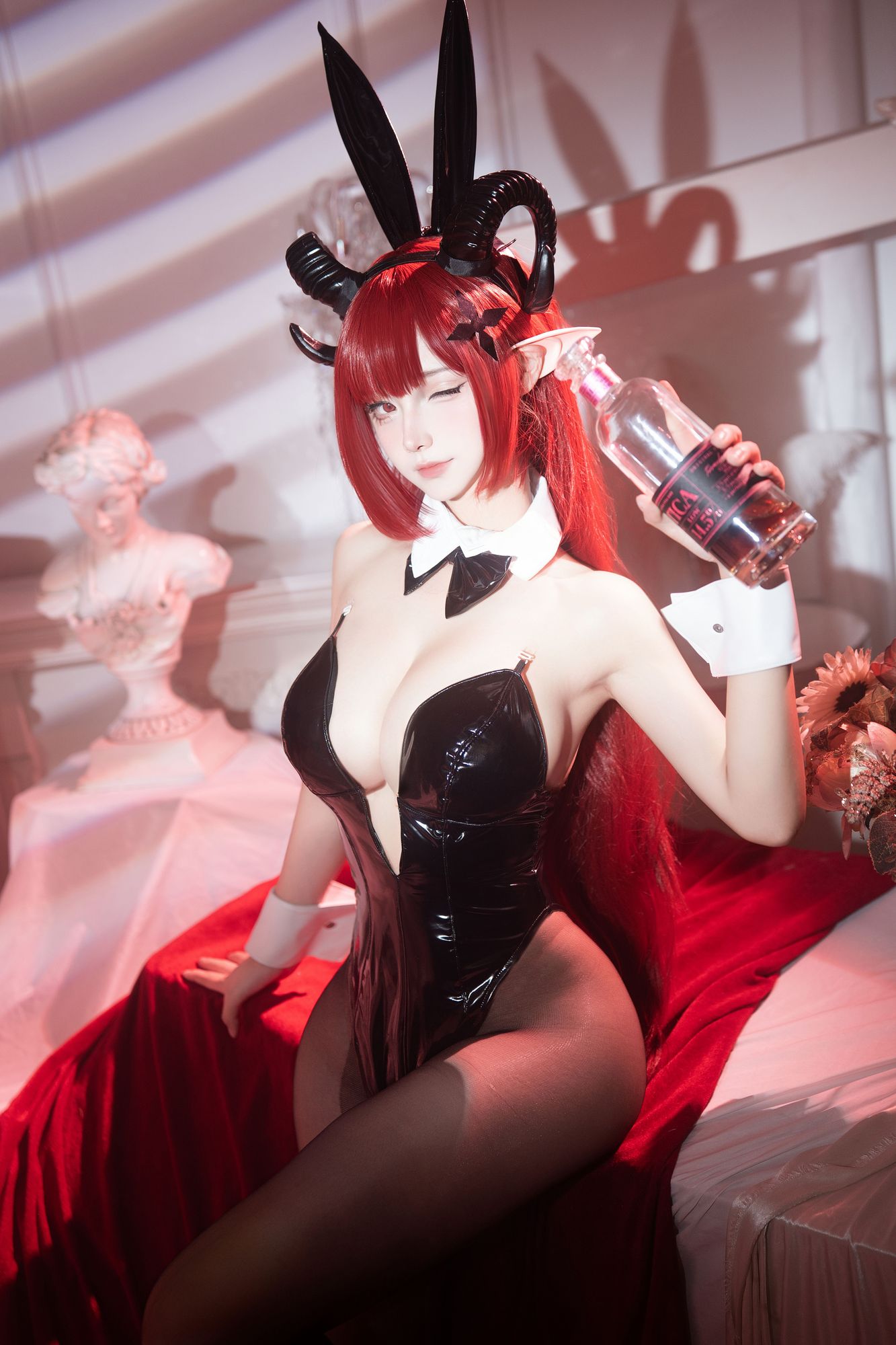 No.031 – 碧蓝航线 兴登堡 兔女郎 [12P]-coswz-cos王者