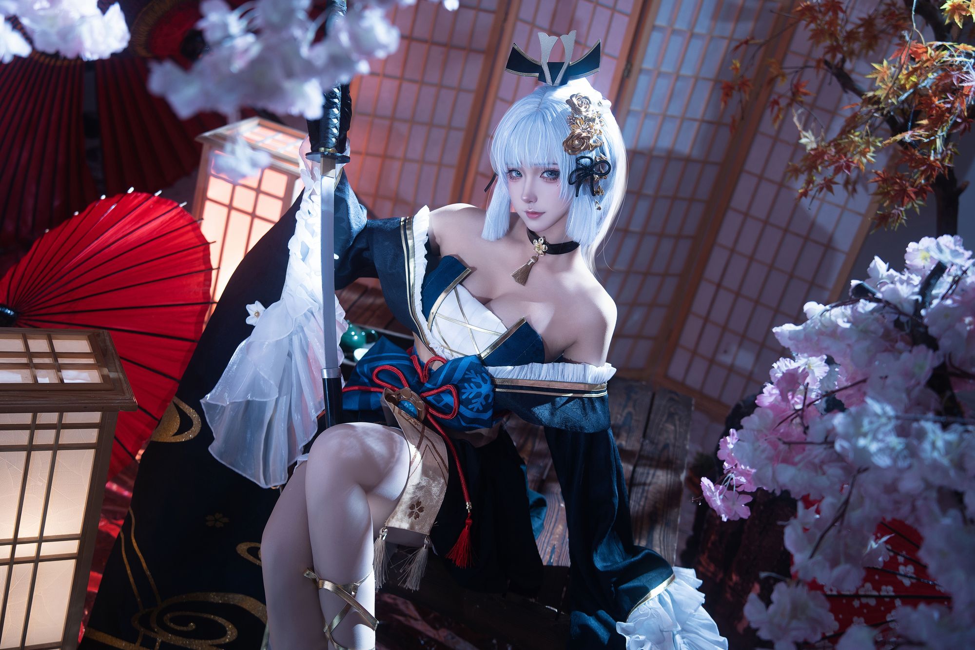 图片[2]-No.034 – 原神 神里绫华·霜刃 [12P]-coswz-cos王者