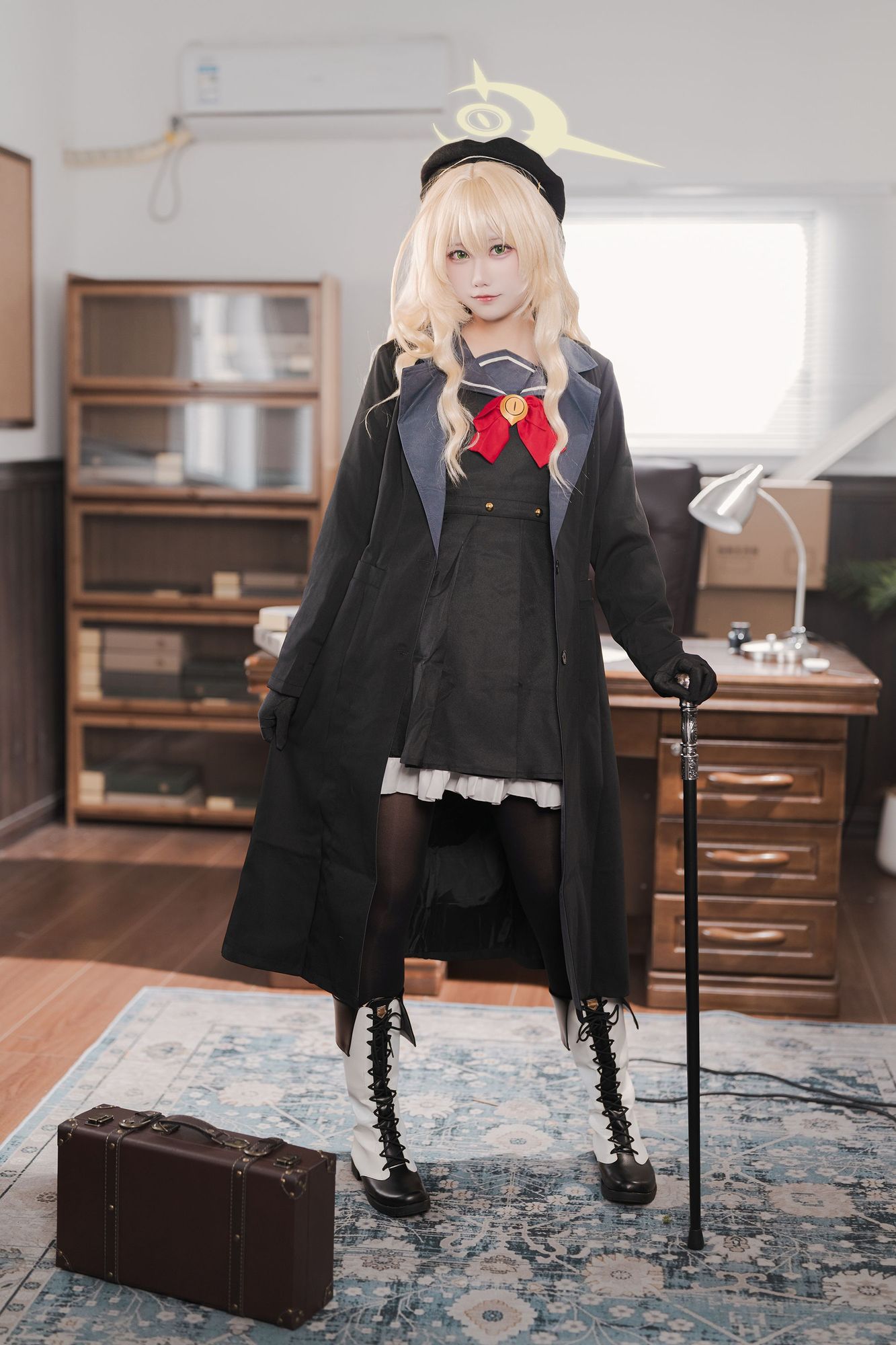 图片[2]-No.034 – 蔚蓝档案 笑面教授 [56P]-coswz-cos王者