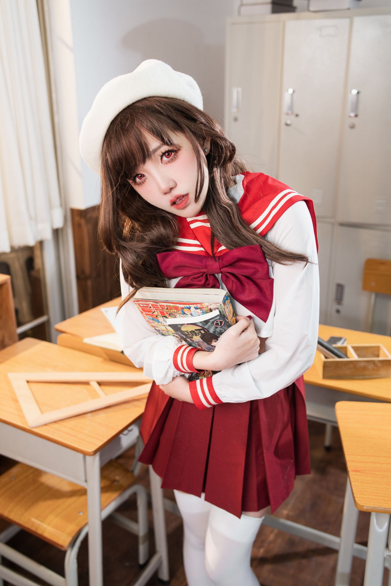 图片[3]-No.037 – 白虎女高中生 [110P 21V]-coswz-cos王者