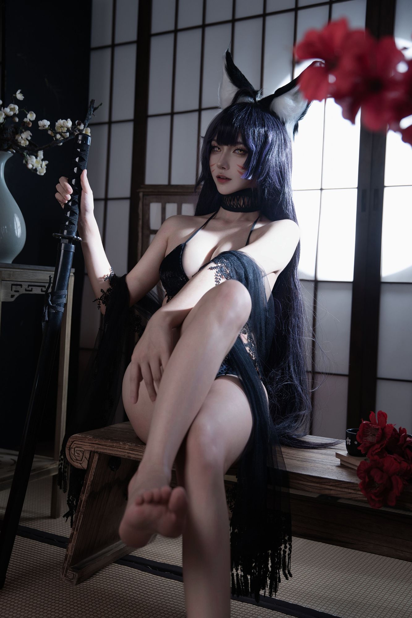 图片[4]-No.041 – 舰长图 武藏泳装 [12P]-coswz-cos王者