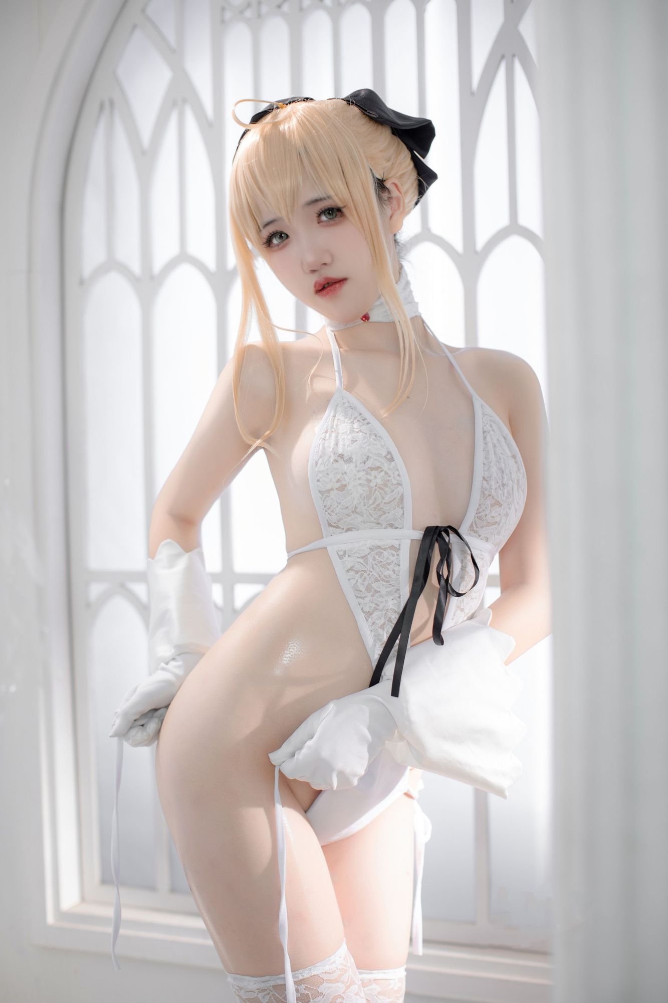 No.042 – Fate 白Saber [50P]-coswz-cos王者