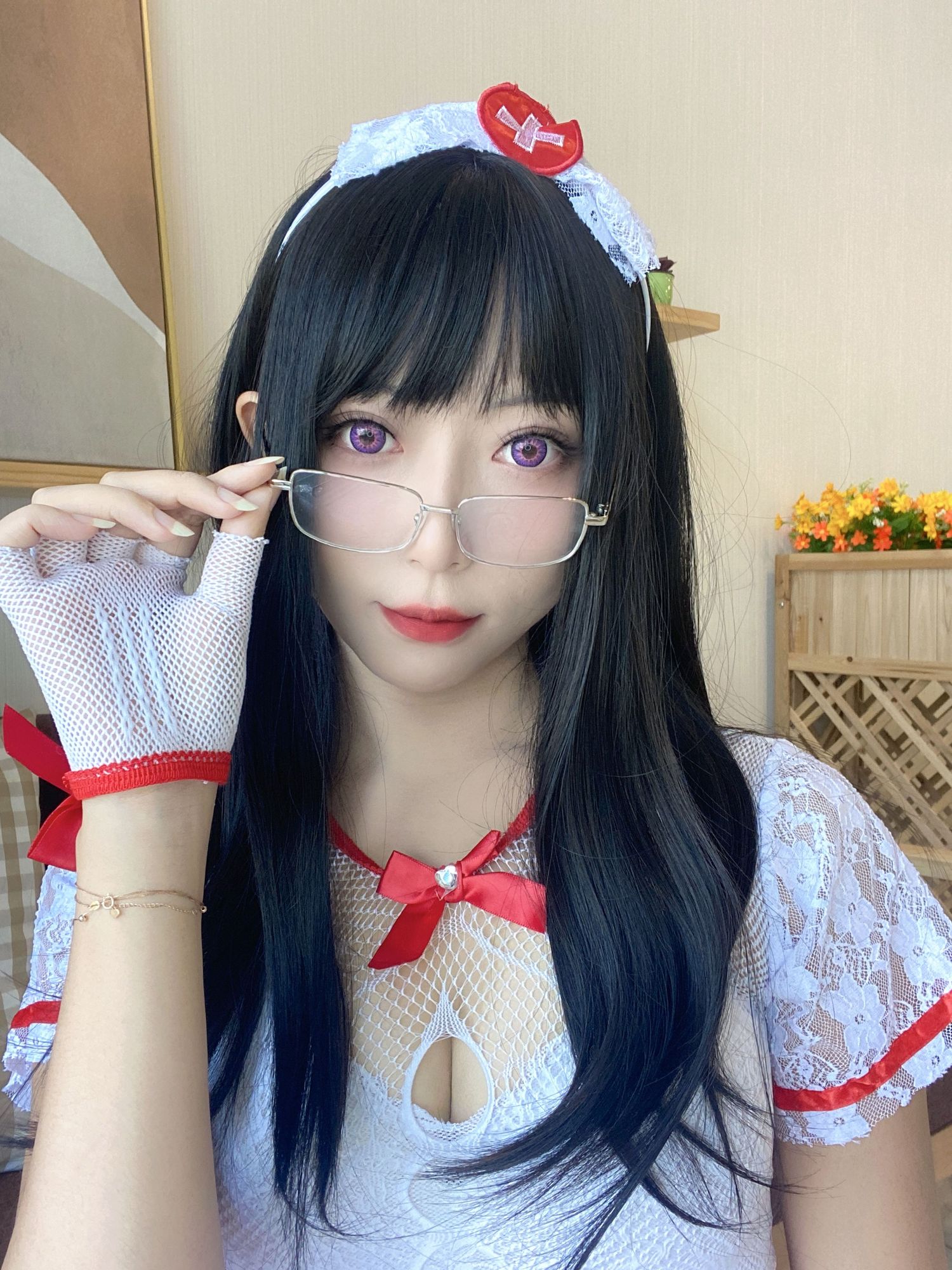 No.043 - 白网护士套 [48P 2V]-coswz-cos王者