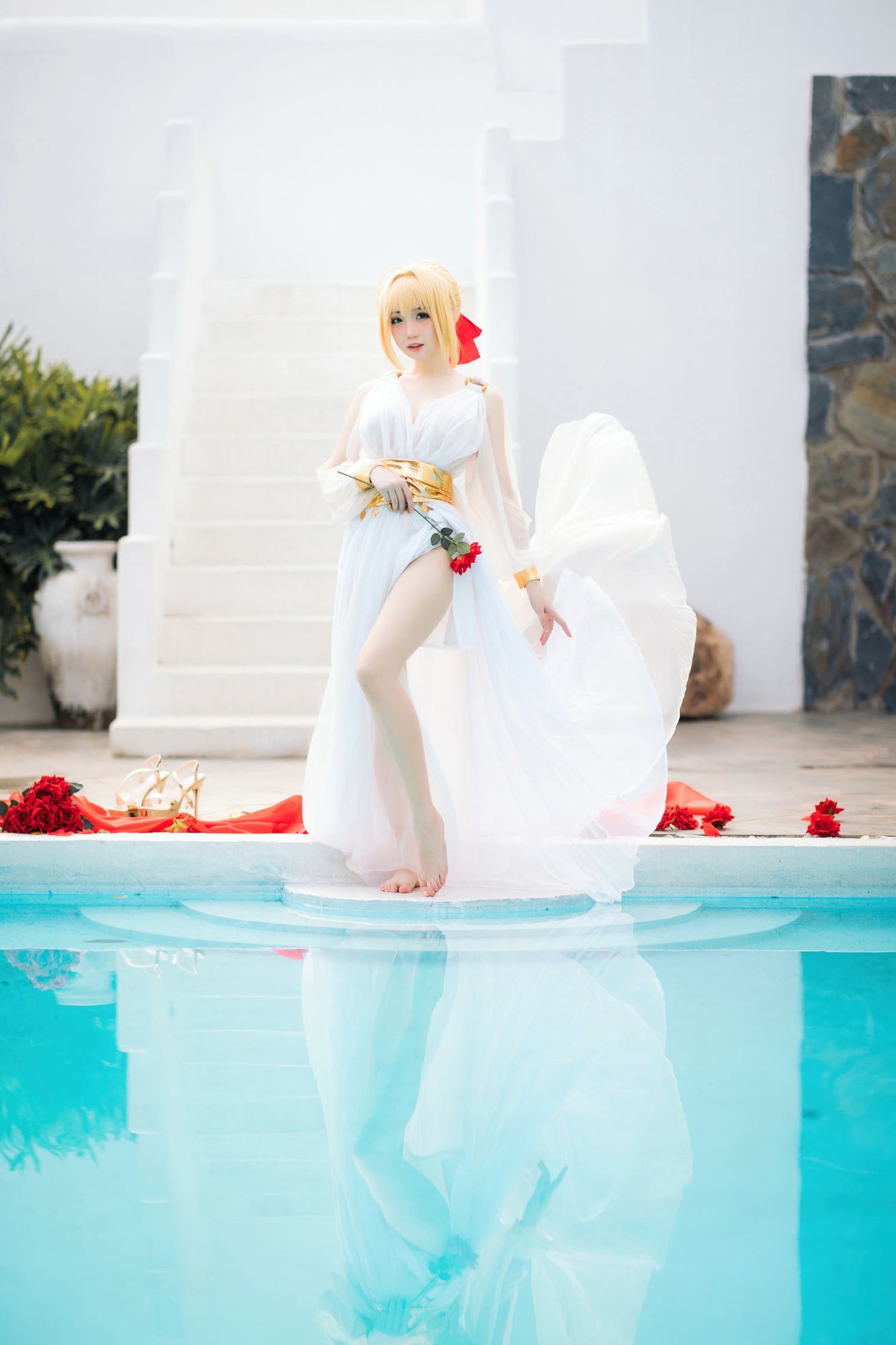 No.047 - FGO 尼禄睡裙 [27P]-coswz-cos王者