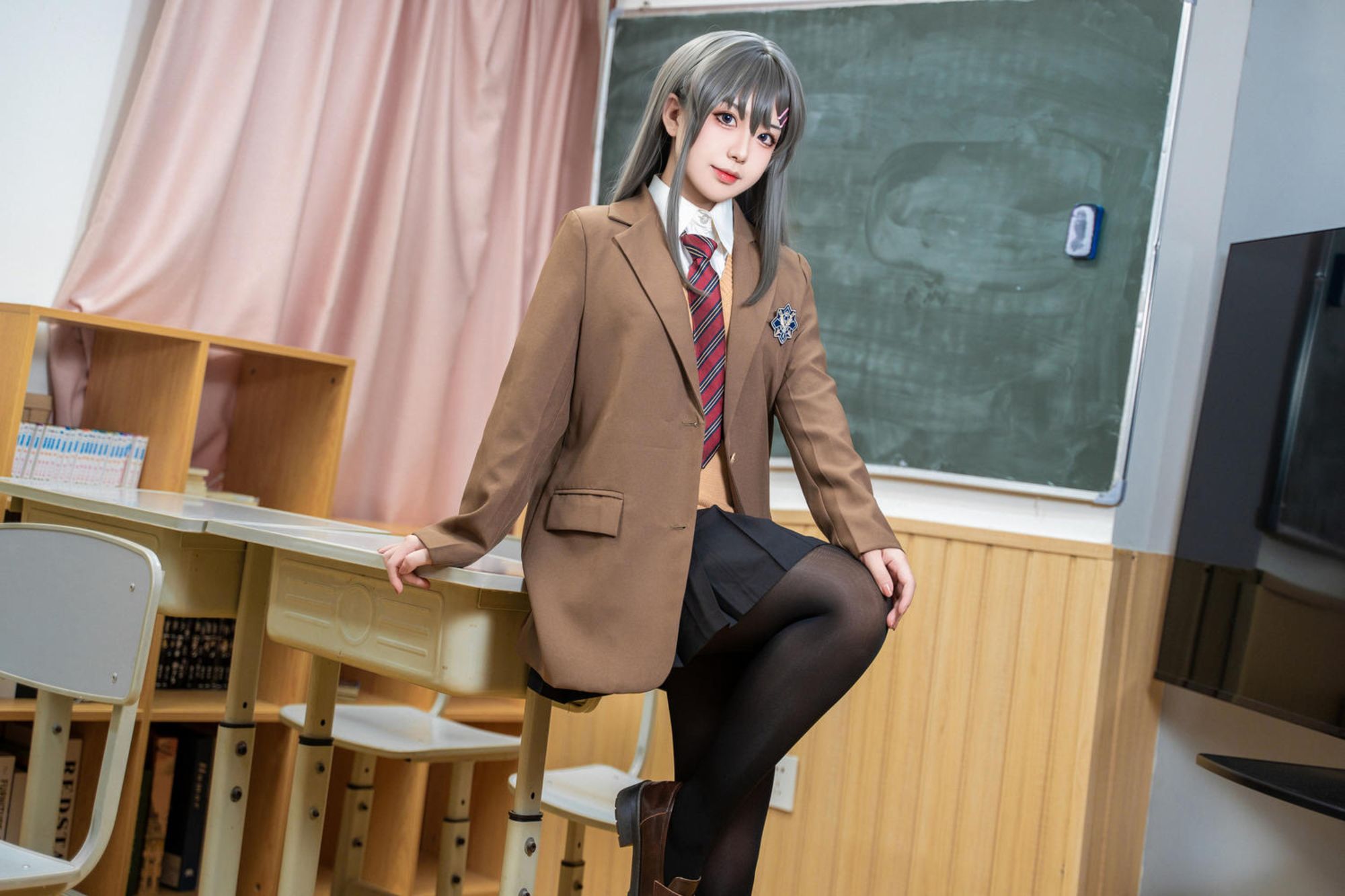 图片[2]-No.049 – 樱岛麻衣 [55P]-coswz-cos王者