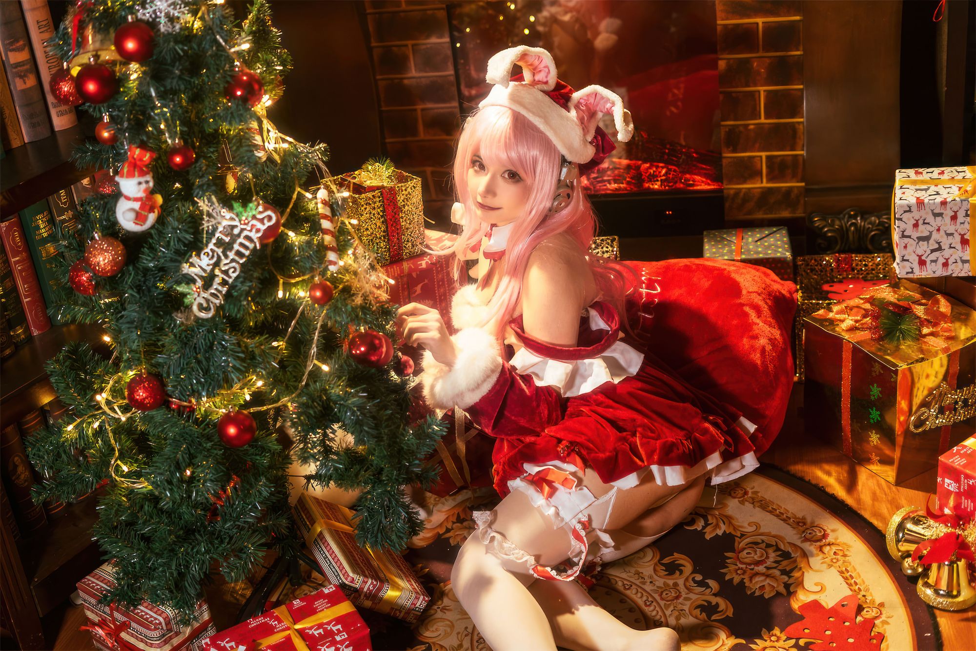 图片[3]-No.049 – 索尼子 圣诞 [43P]-coswz-cos王者