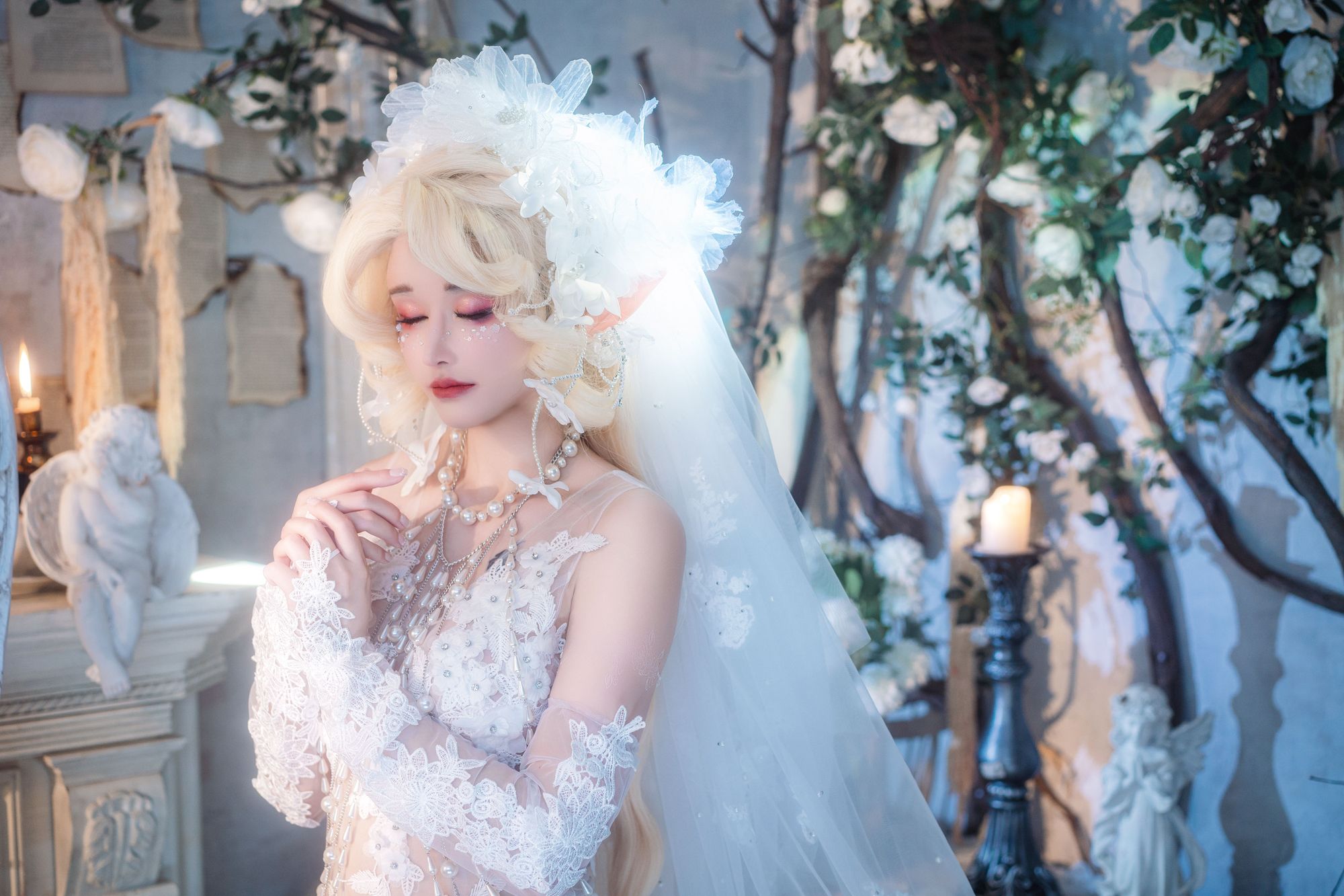 图片[59]-No.053 – 妖精の花嫁 [71P 1V]-coswz-cos王者