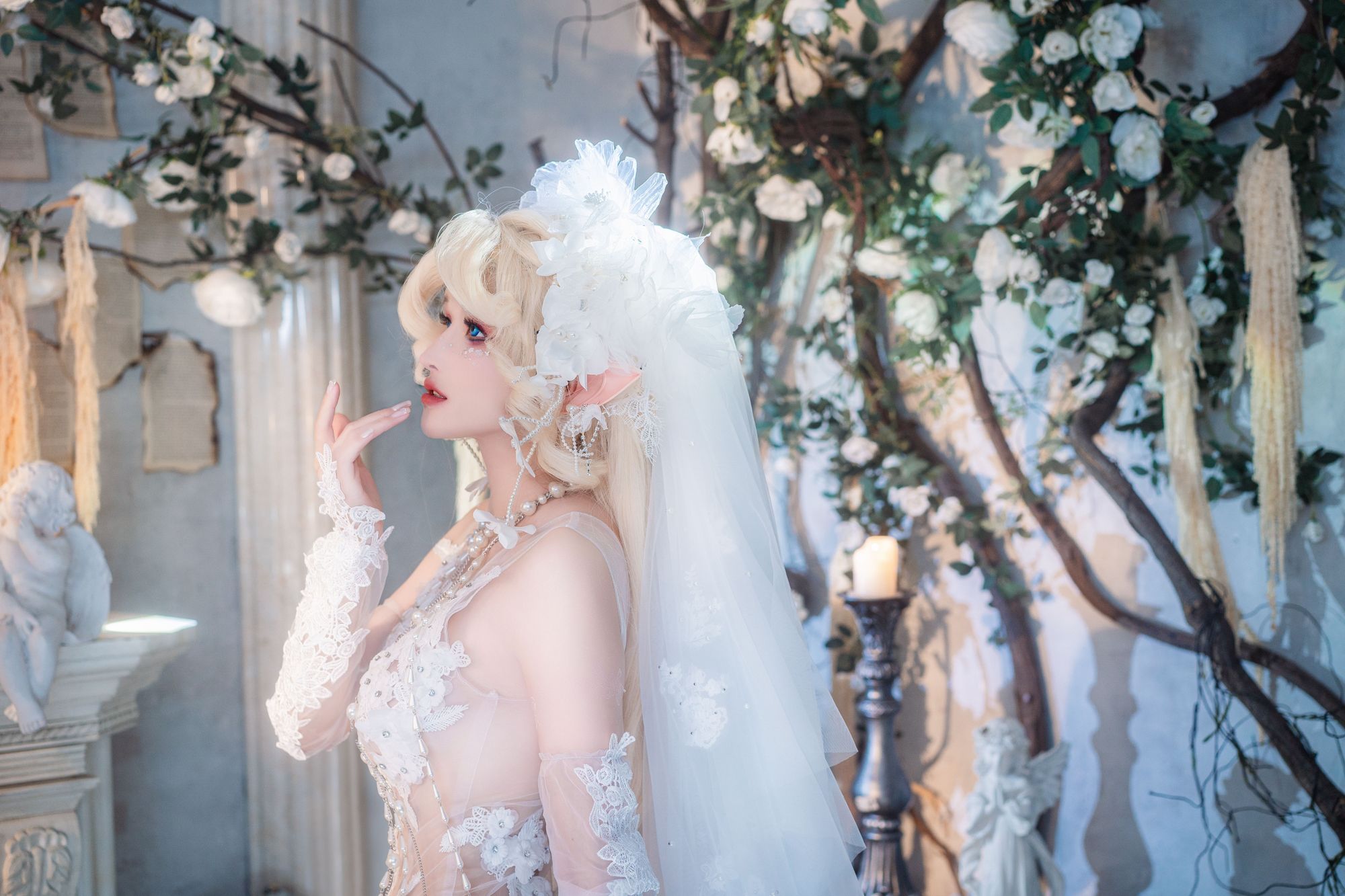 图片[57]-No.053 – 妖精の花嫁 [71P 1V]-coswz-cos王者